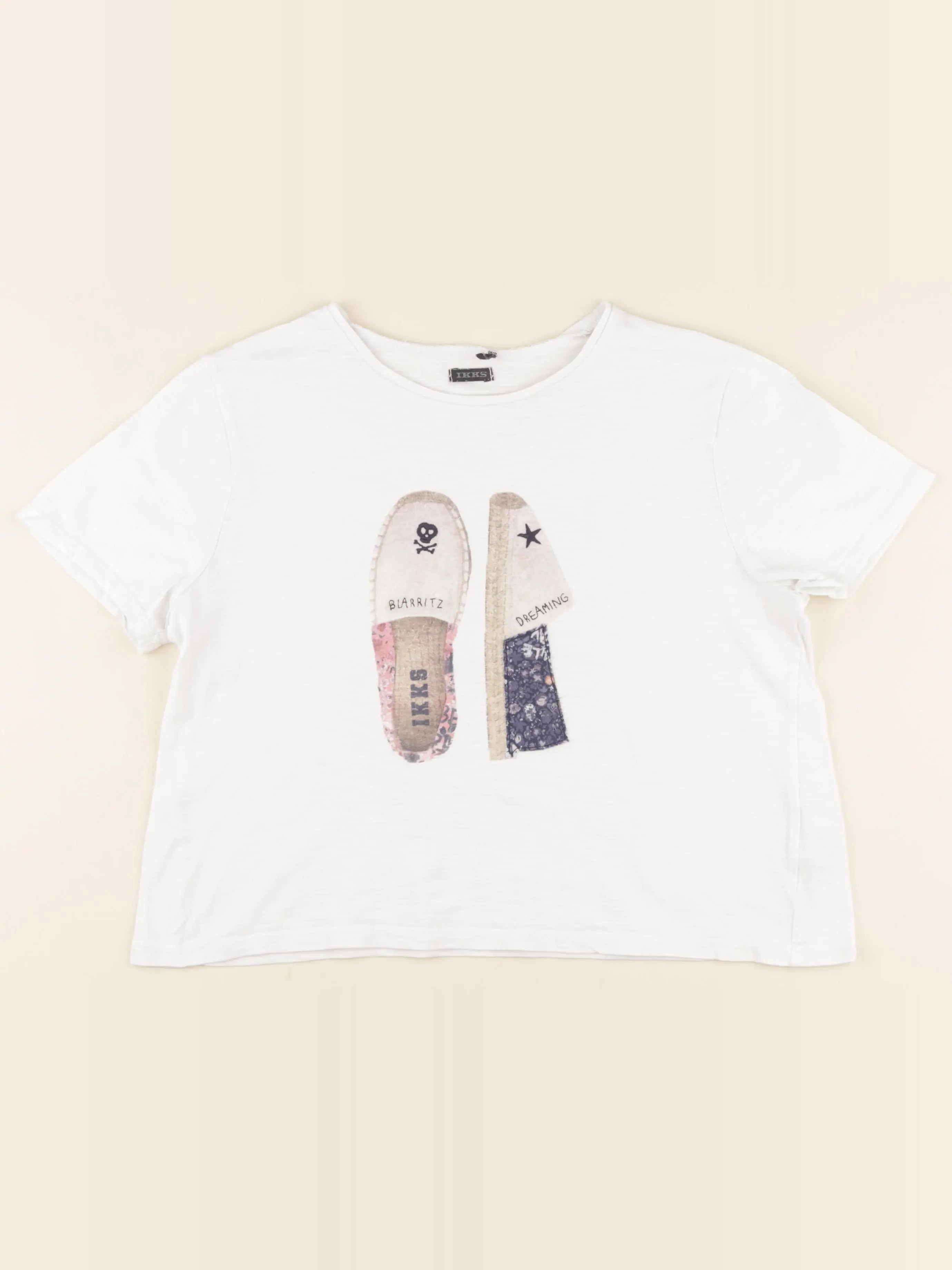 IKKS - tee-shirt blanc - 14 ans