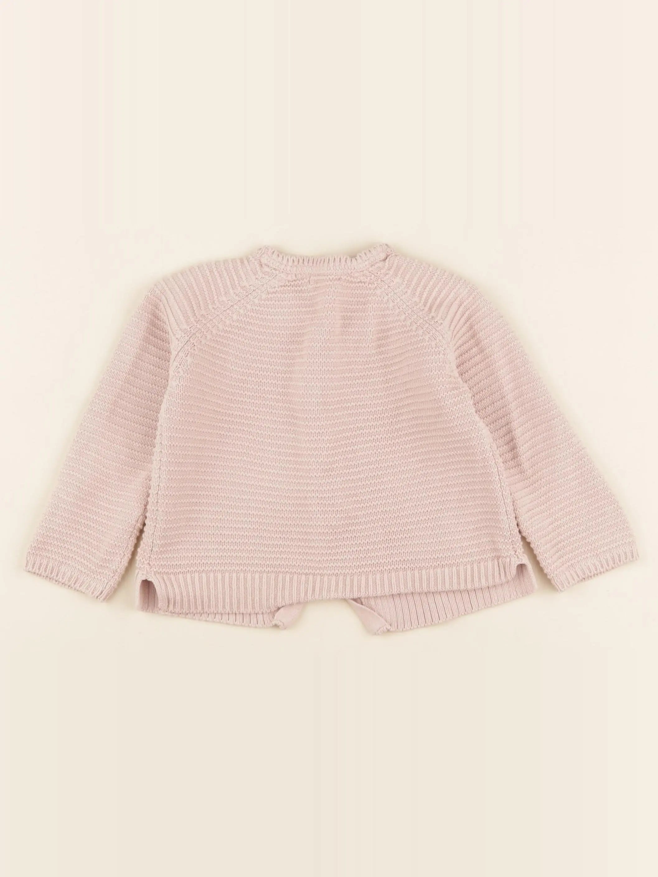 Boutchou - gilet rose - 12 mois