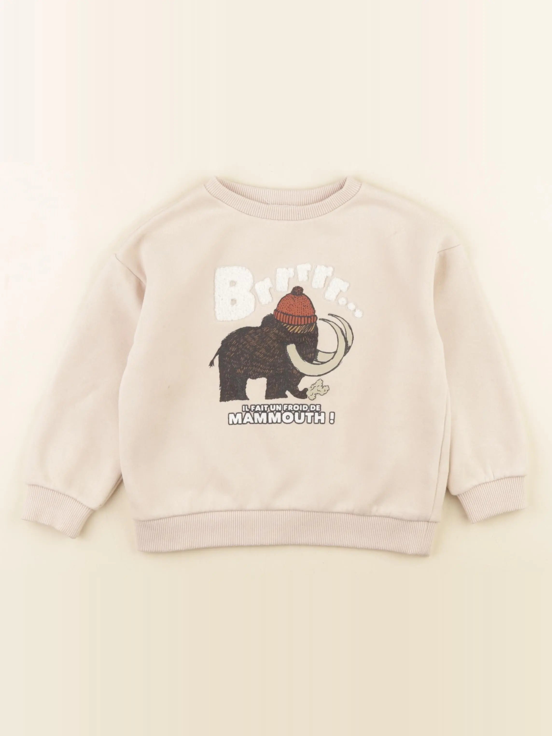 Vertbaudet - sweat rose - 4 ans
