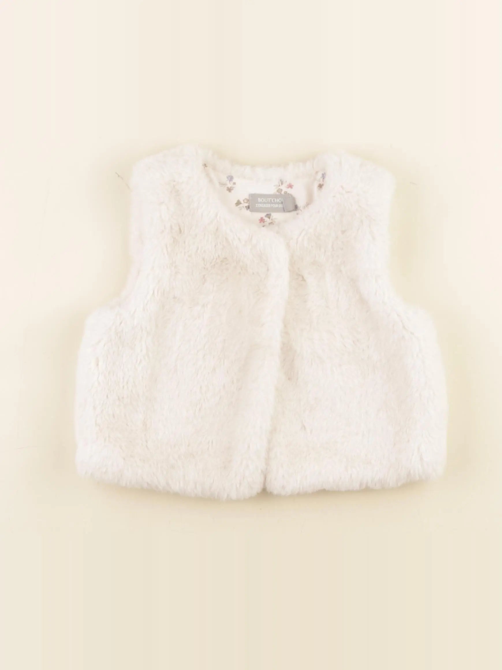 Boutchou - gilet blanc - 18 mois