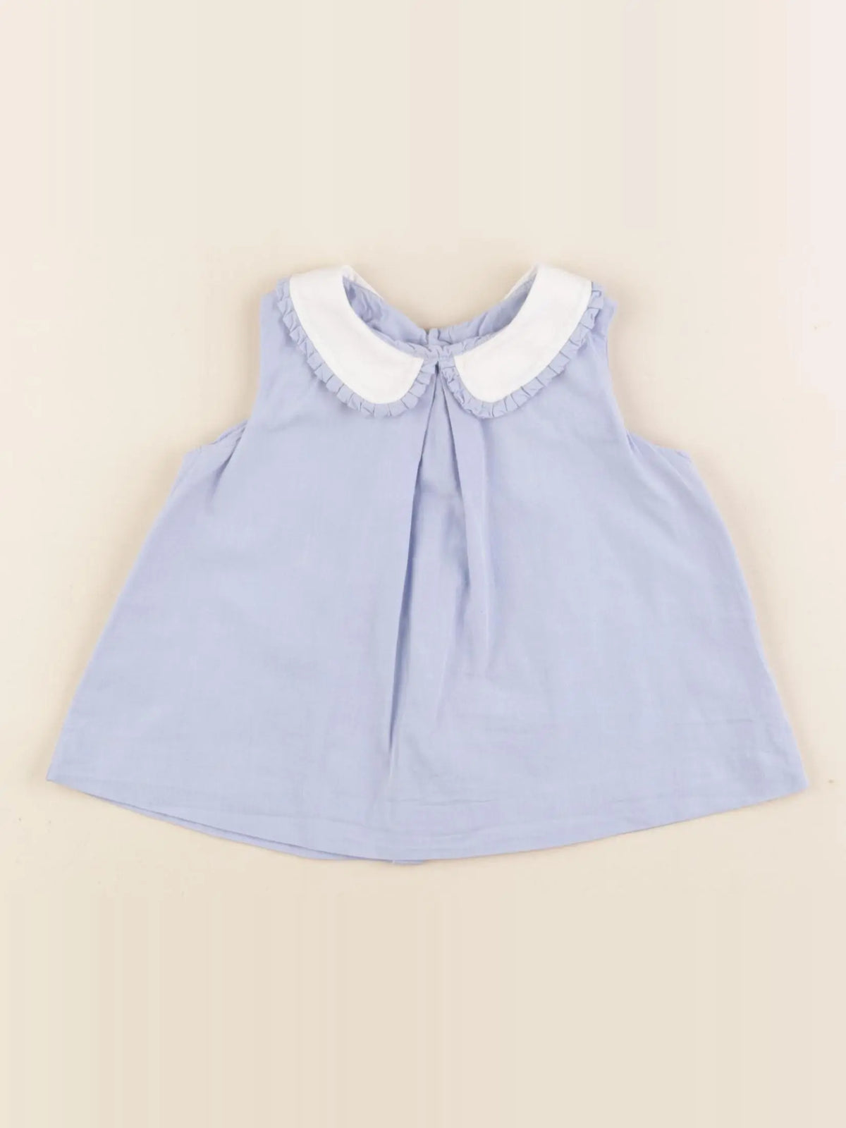 Jacadi - blouse bleu - 12 mois