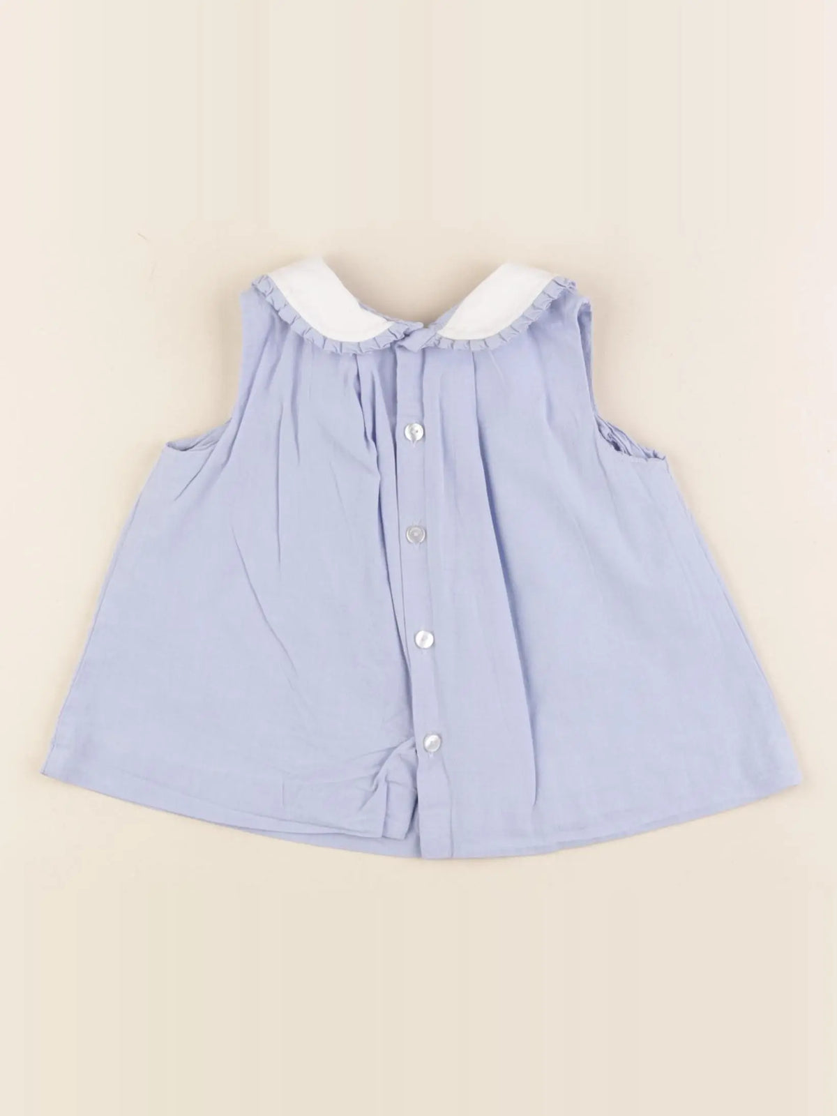 Jacadi - blouse bleu - 12 mois
