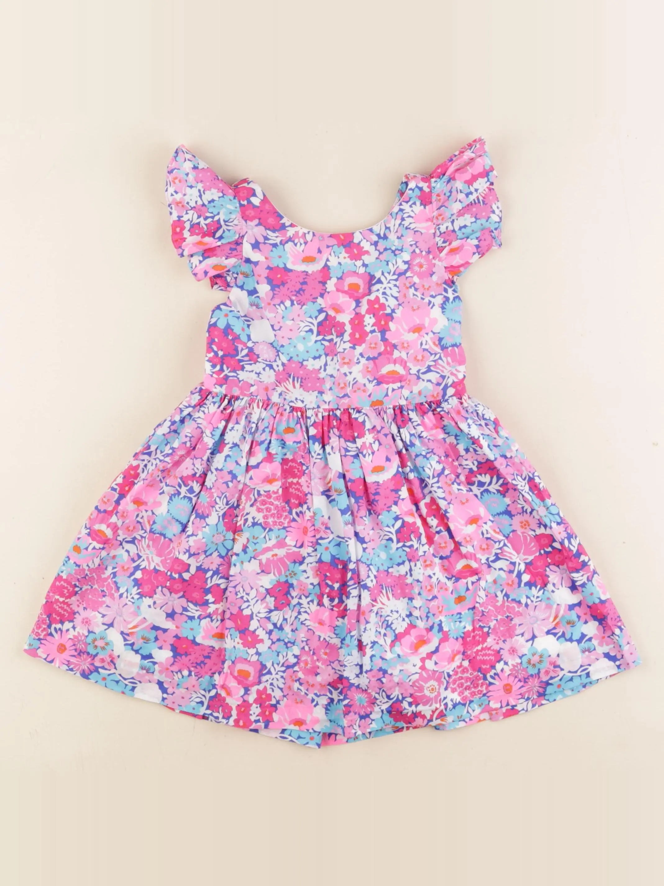 Jacadi - robe liberty multicolore - 24 mois