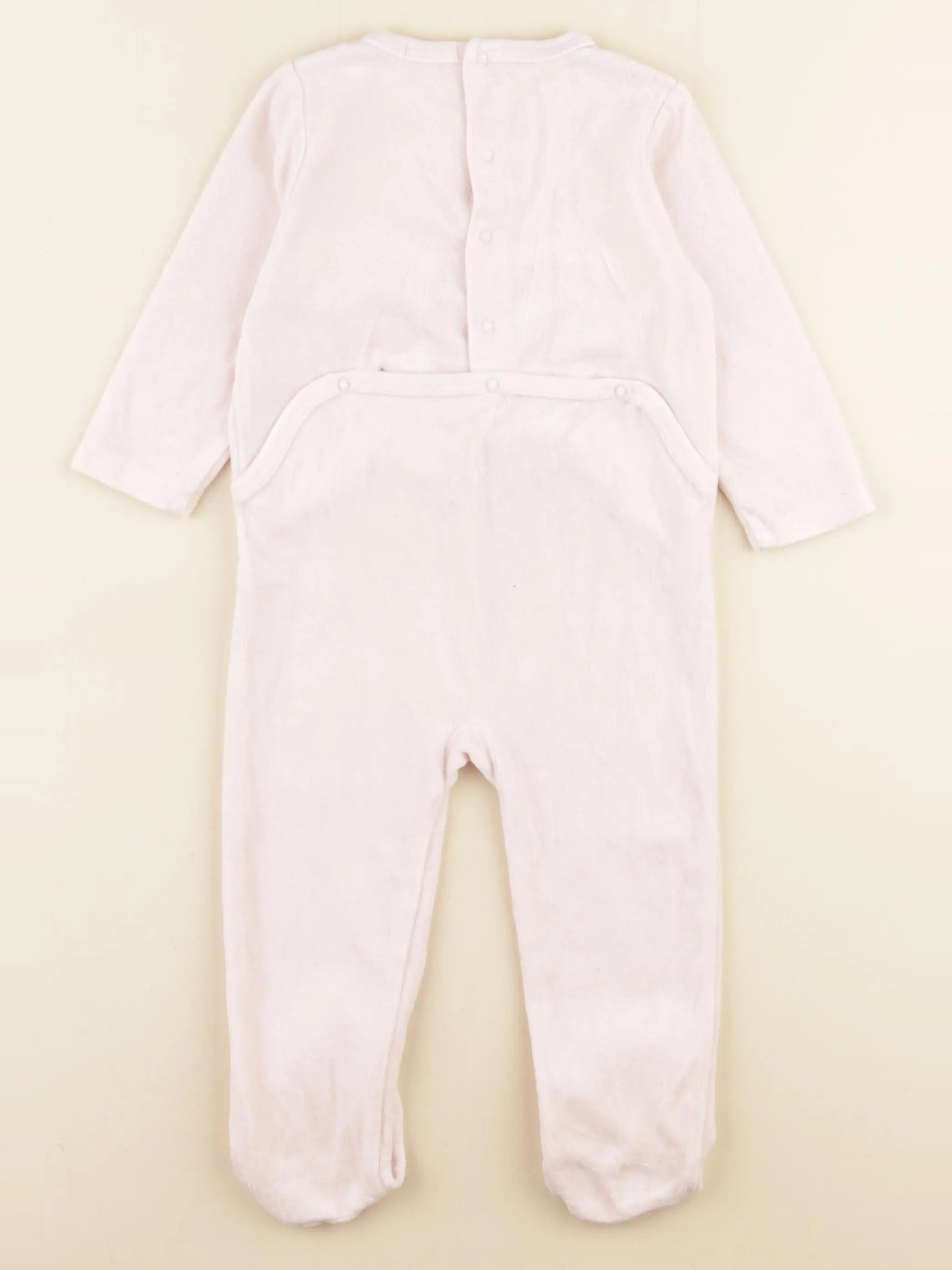 Boutchou - pyjama velours rose - 18 mois