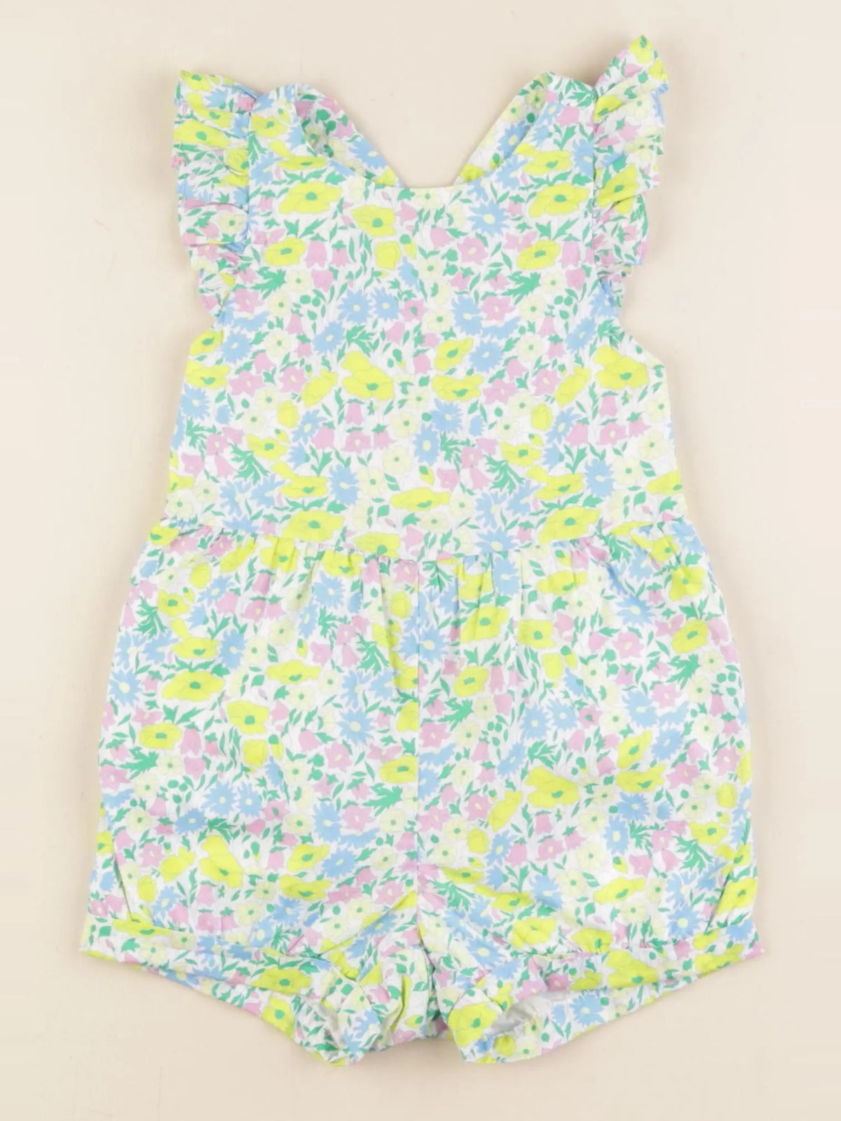 Jacadi - combinaison liberty multicolore - 24 mois