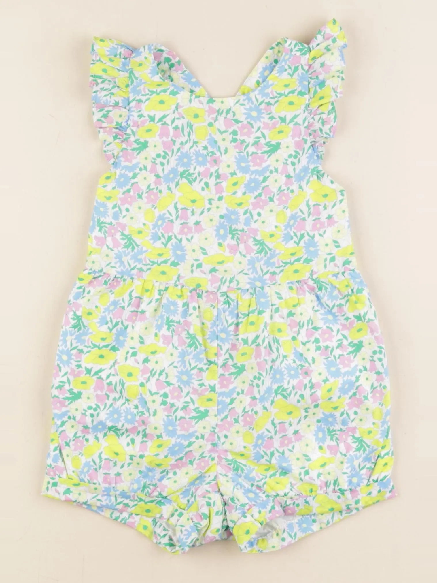 Jacadi - combinaison liberty multicolore - 24 mois