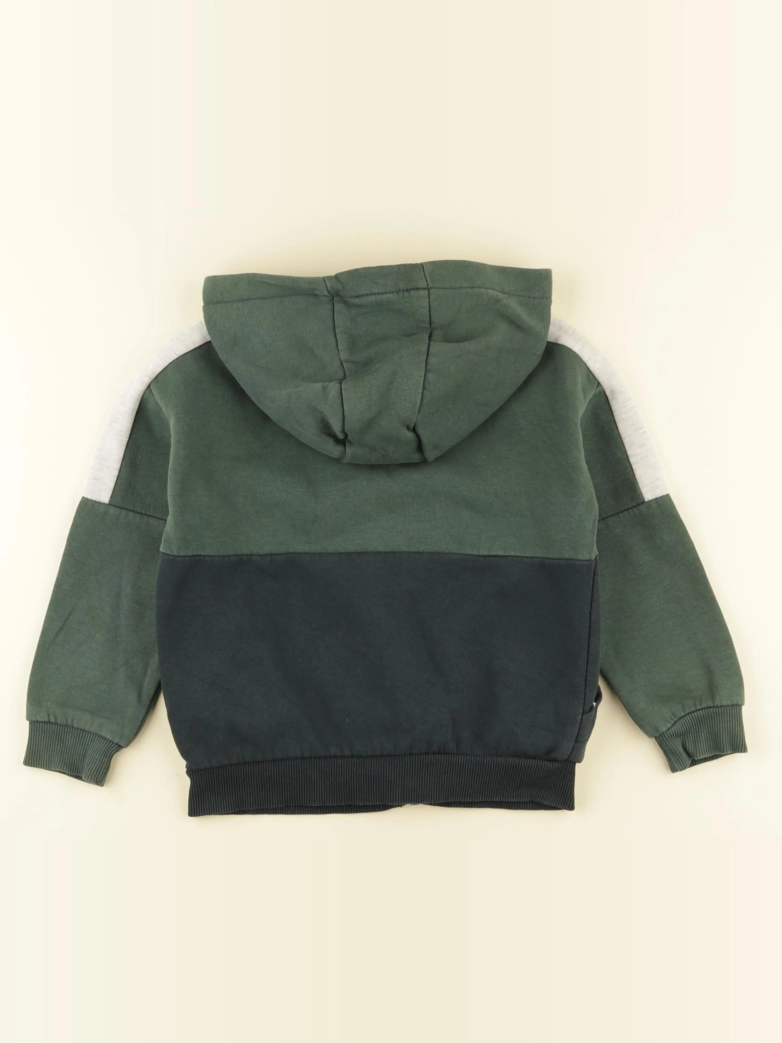 Vertbaudet - sweat vert, bleu - 5 ans
