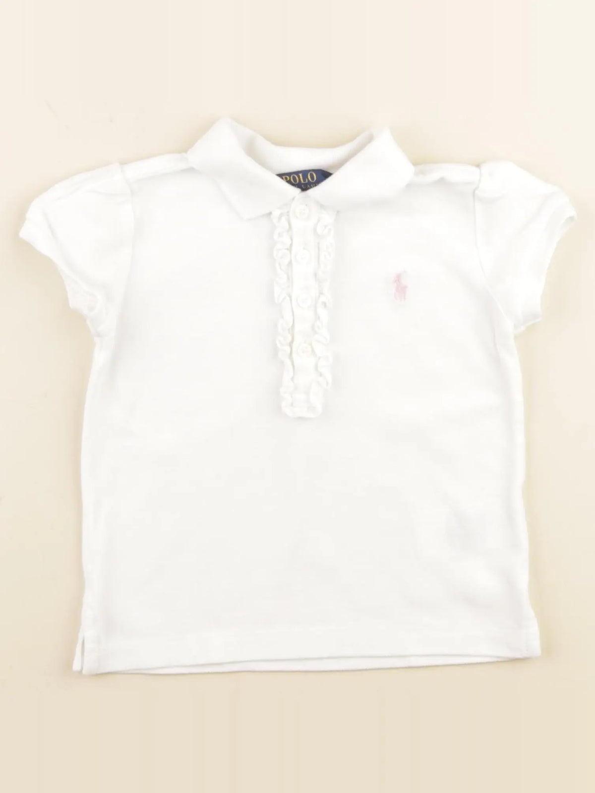 Ralph Lauren - polo blanc - 2 ans