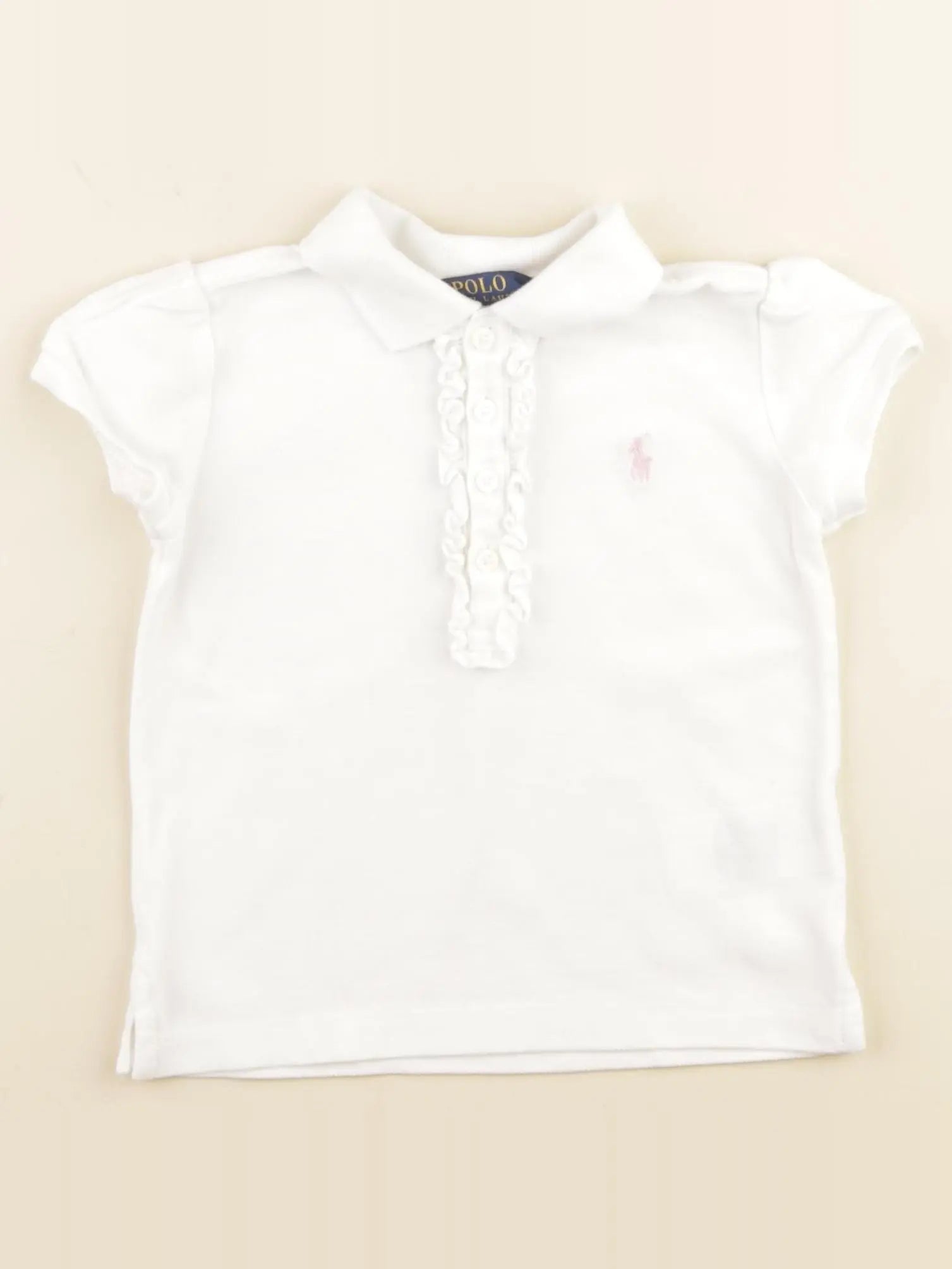 Ralph Lauren - polo blanc - 2 ans