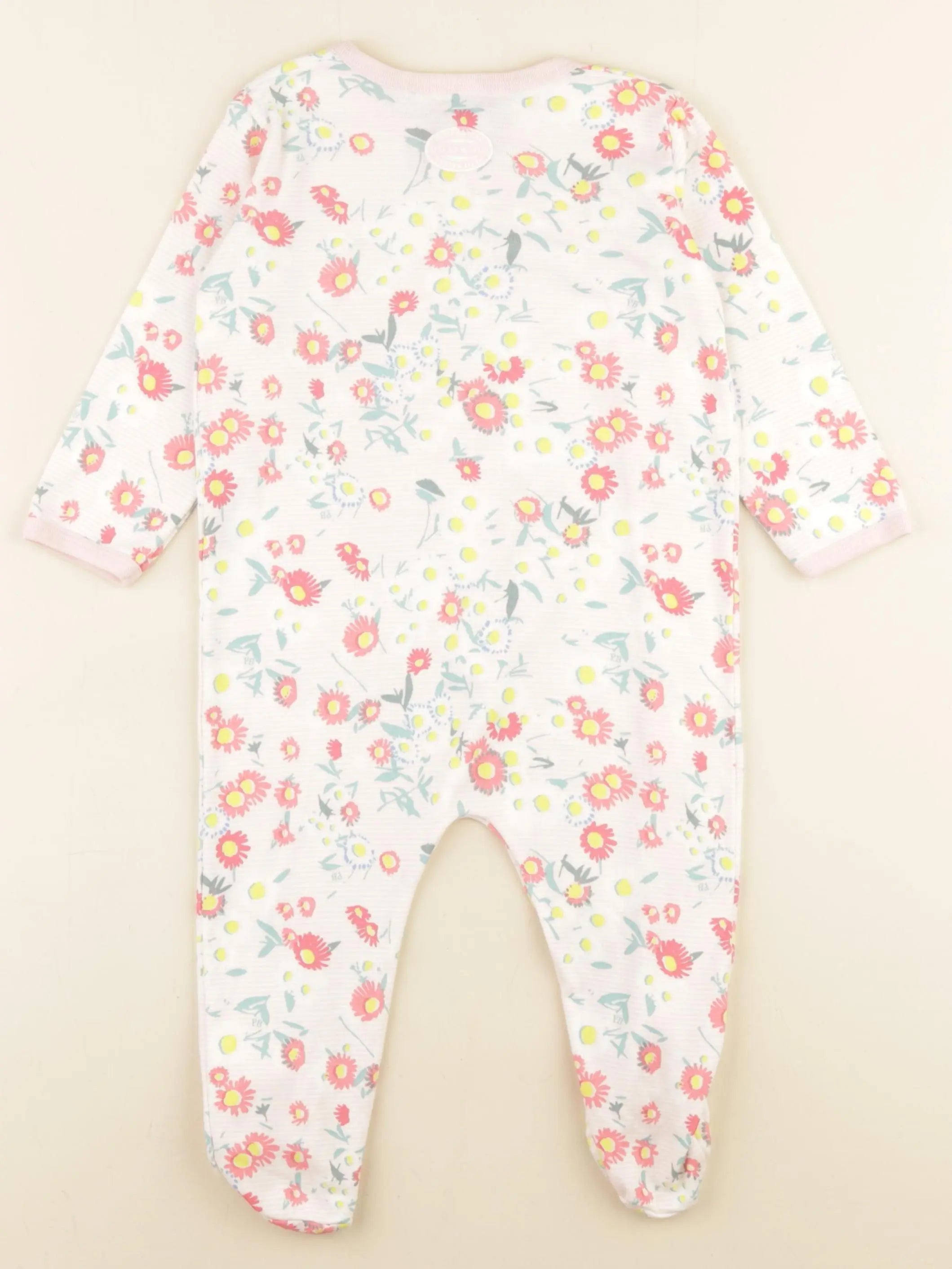 Petit Bateau - pyjama coton rose - 18 mois