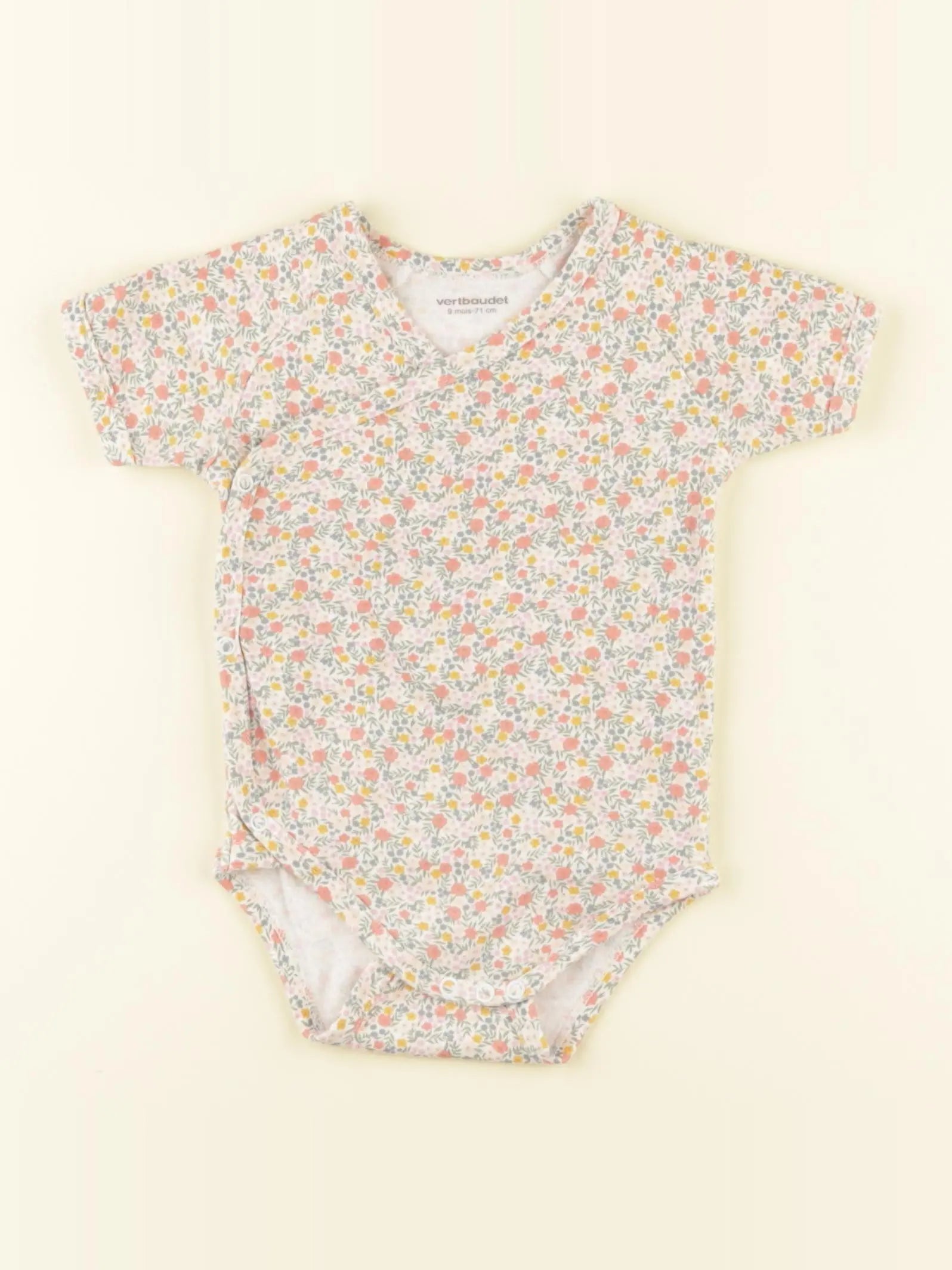 Vertbaudet - body multicolore - 9 mois