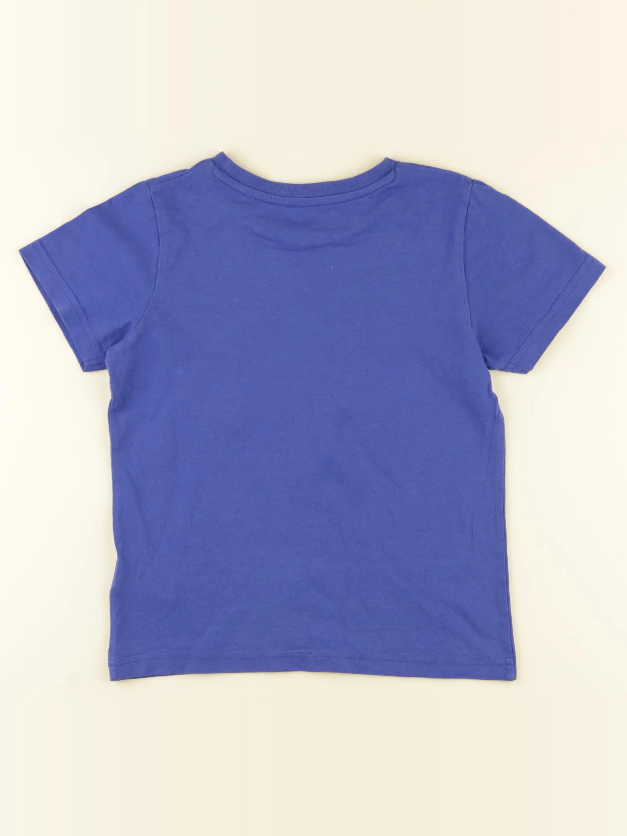 Vertbaudet - tee-shirt bleu - 6 ans