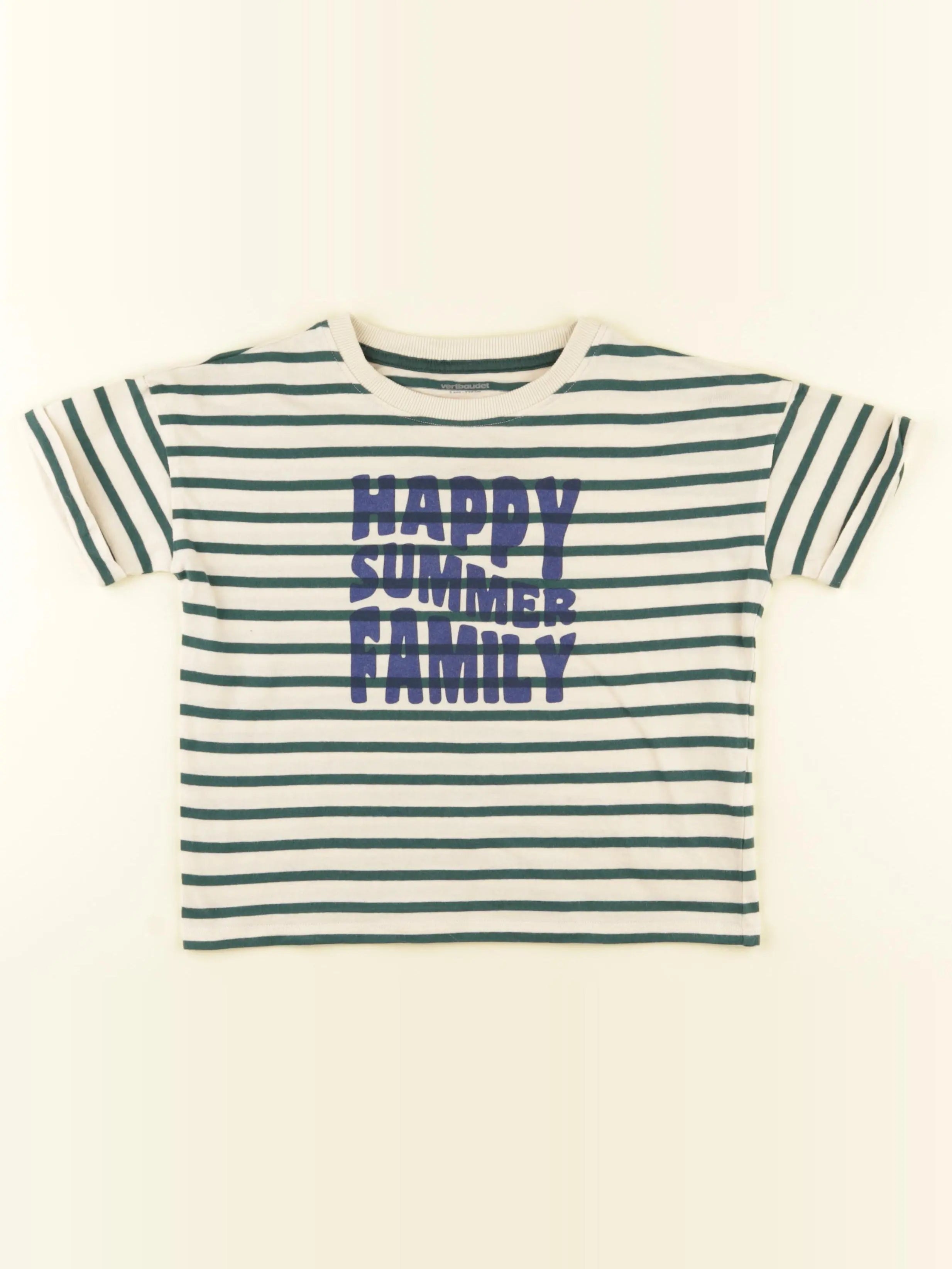 Vertbaudet - tee-shirt beige - 5 ans