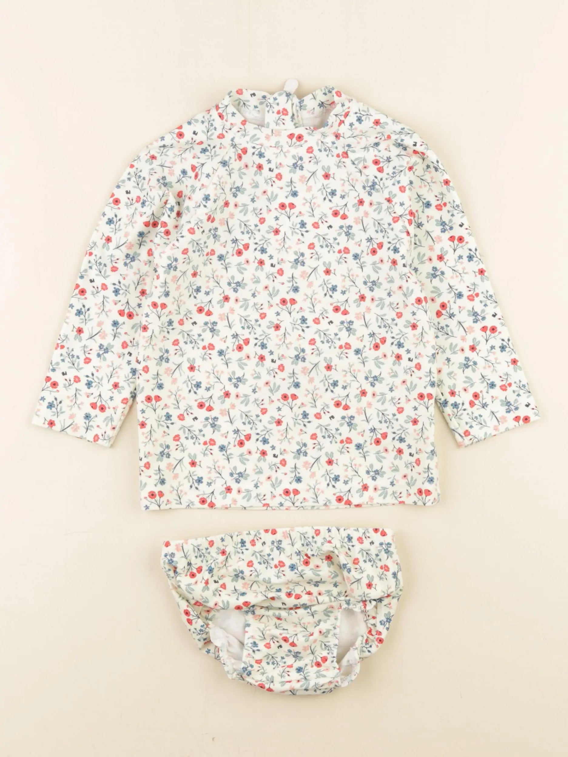 Petit Bateau - ensemble de bain multicolore - 18 mois