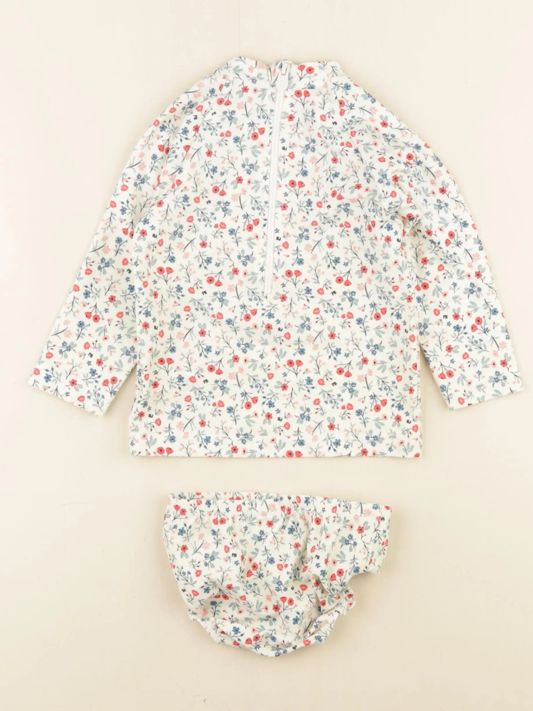 Petit Bateau - ensemble de bain multicolore - 18 mois