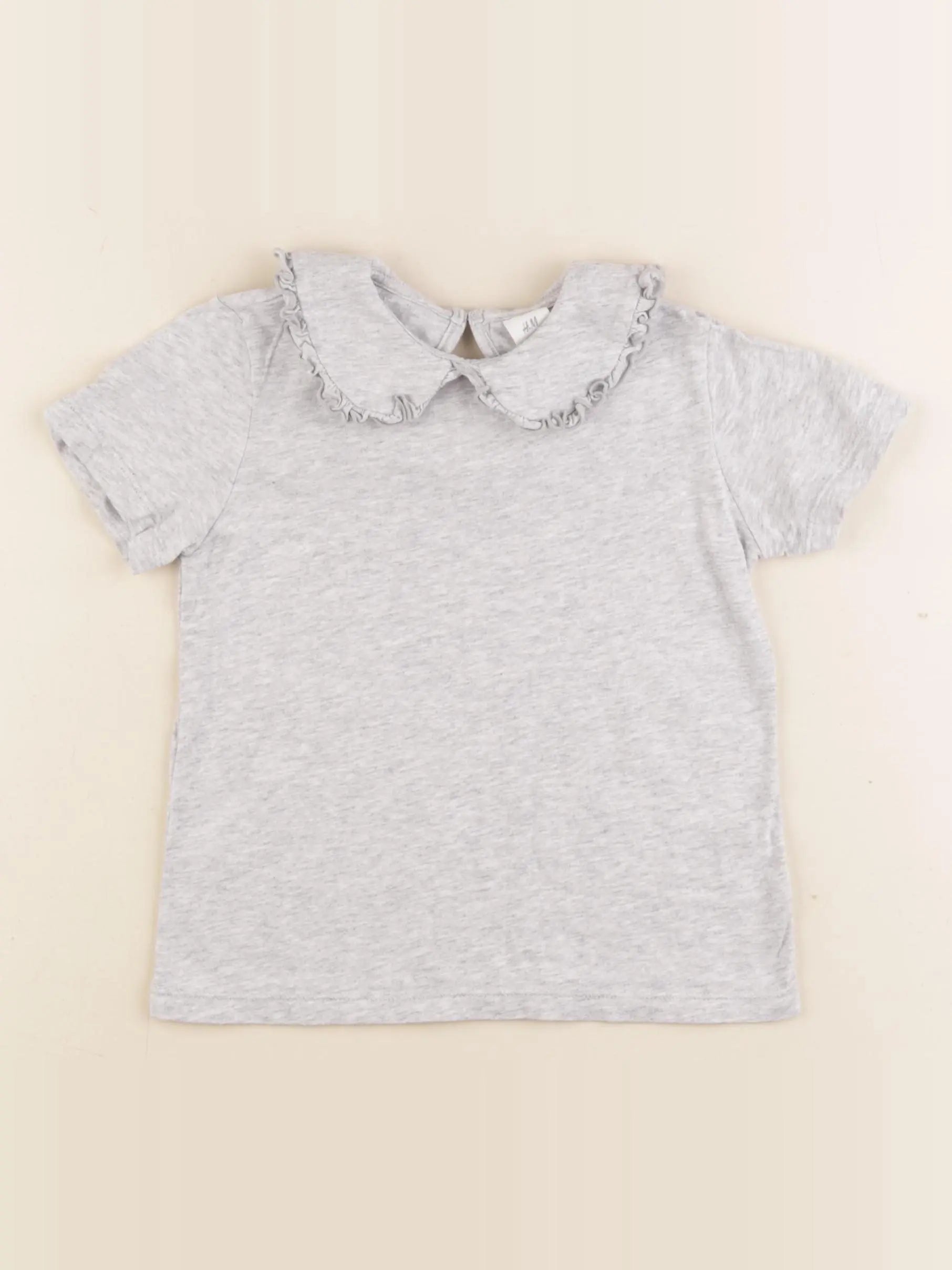 H&M - tee-shirt gris - 4 ans