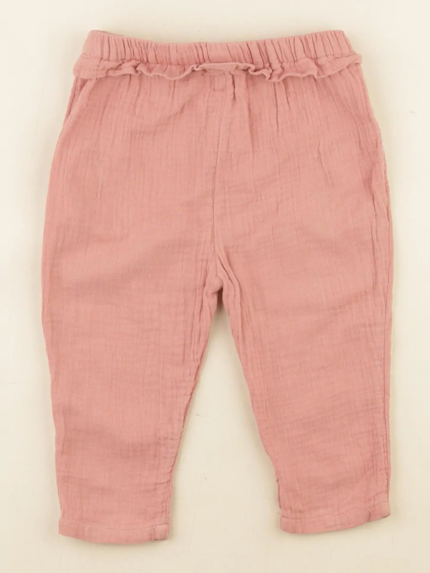 Vertbaudet - pantalon rose - 18 mois