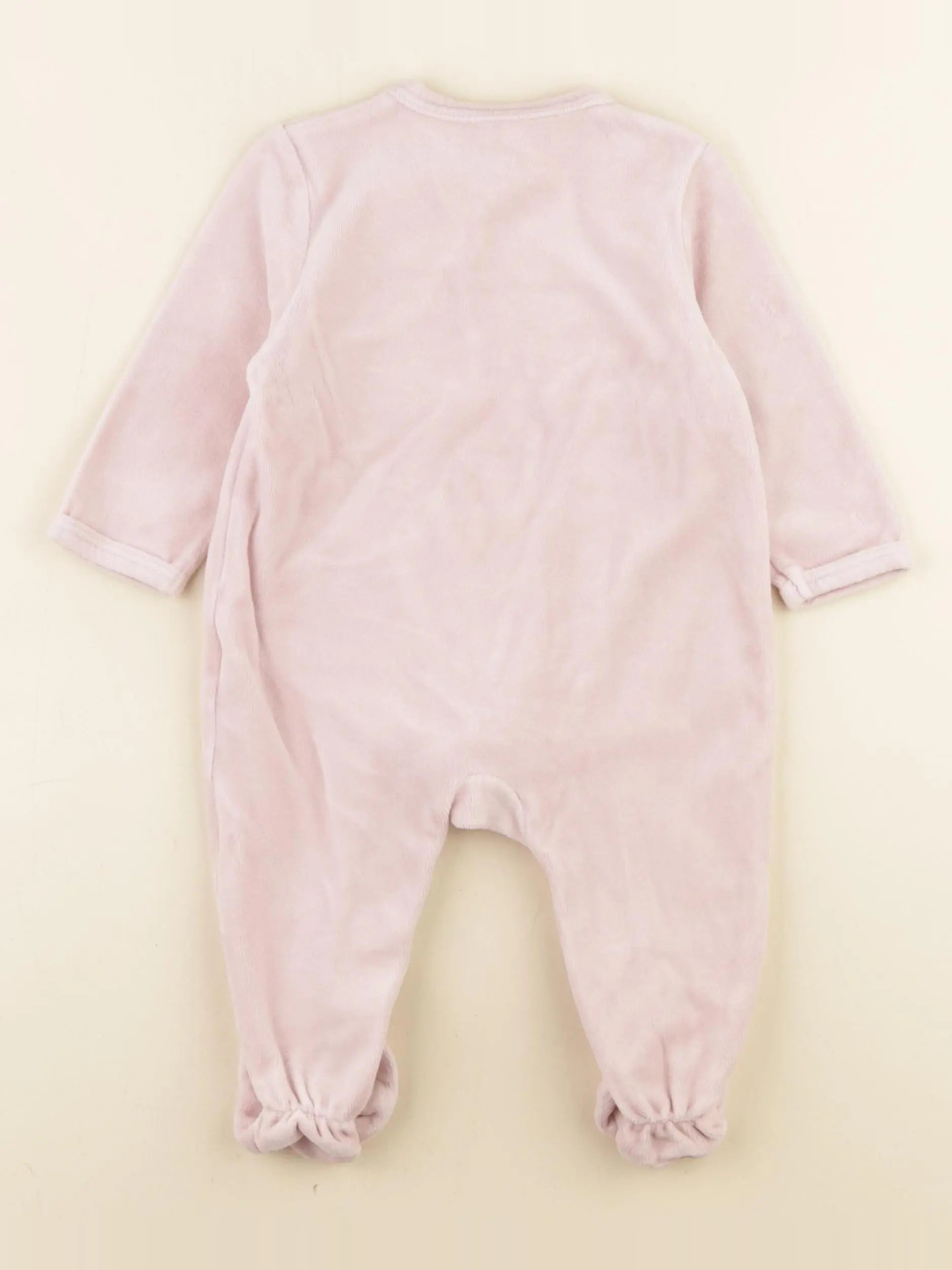 La Redoute - pyjama velours rose - 9 mois