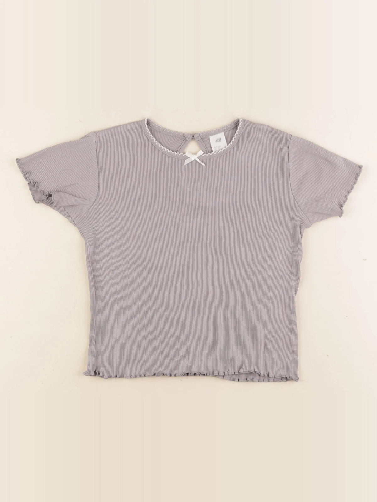 H&M - tee-shirt gris - 4 ans