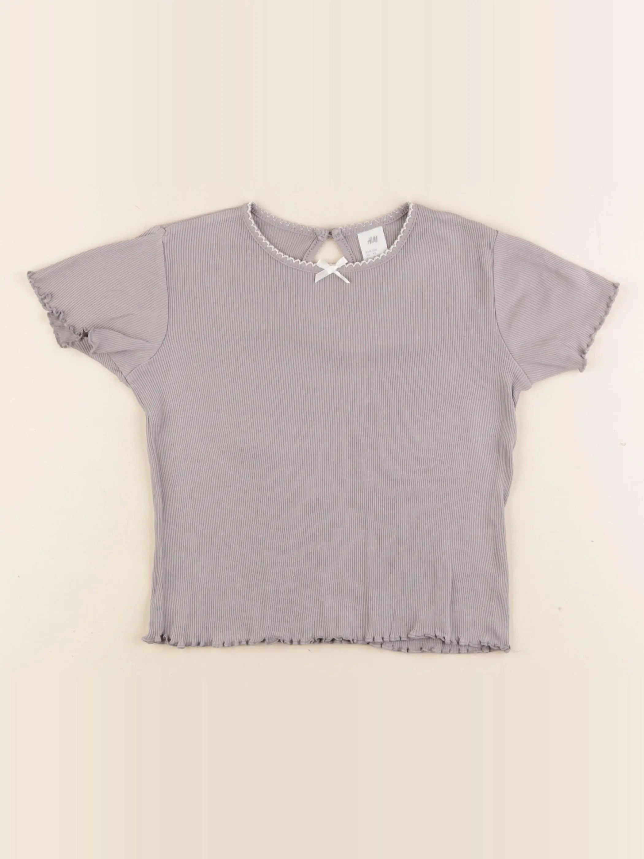 H&M - tee-shirt gris - 4 ans