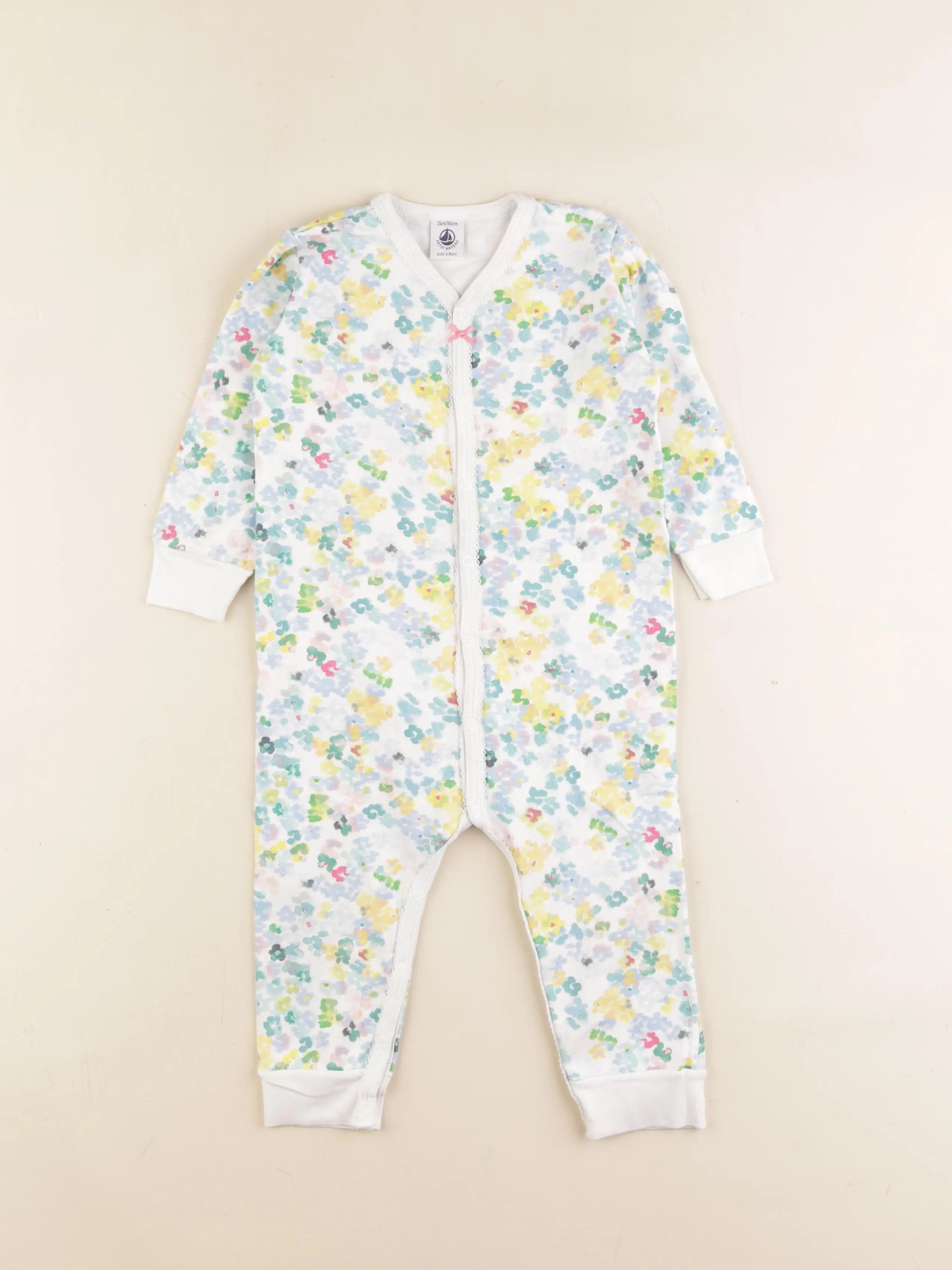 Petit Bateau - pyjama coton multicolore - 24 mois