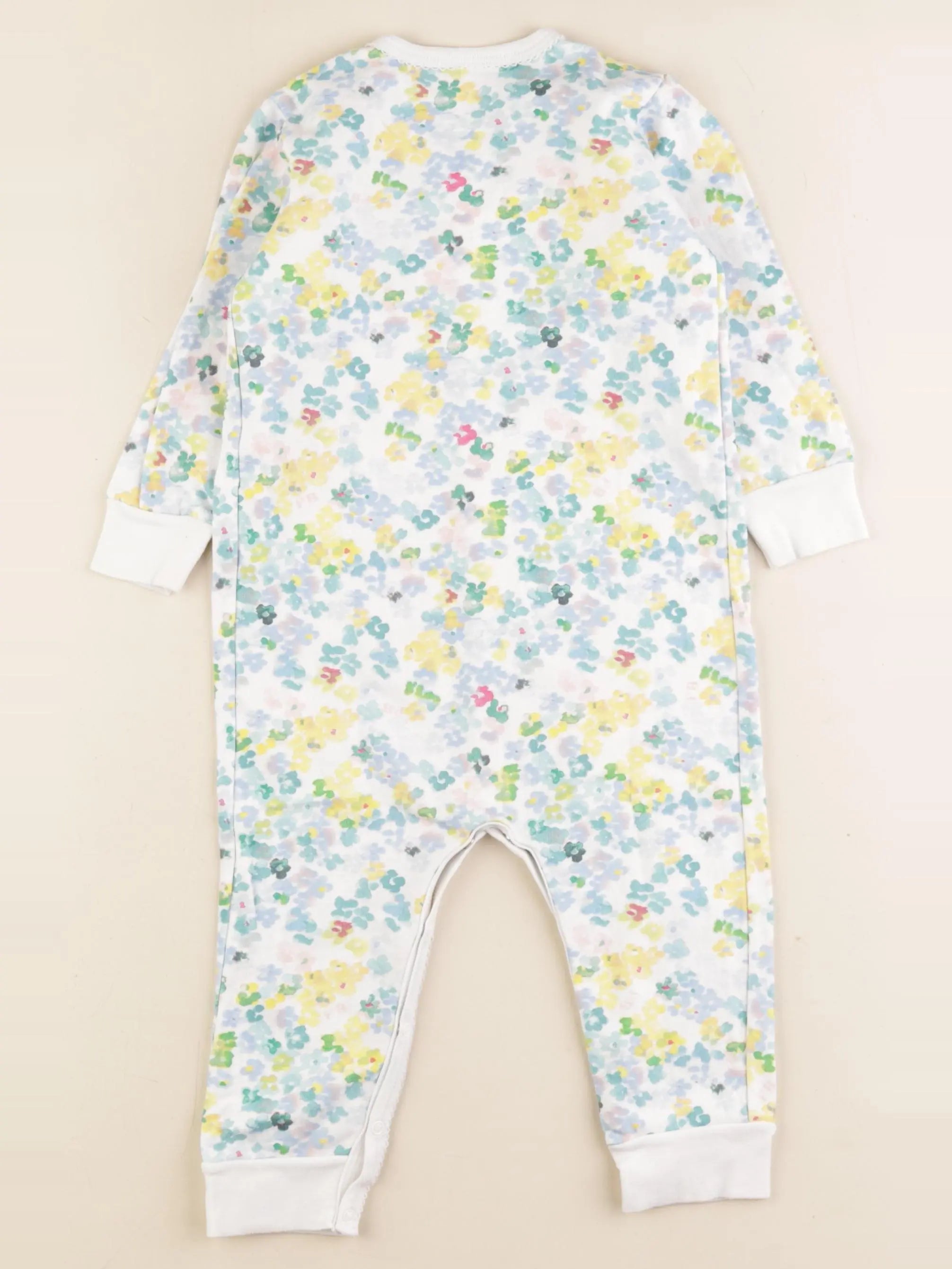 Petit Bateau - pyjama coton multicolore - 24 mois