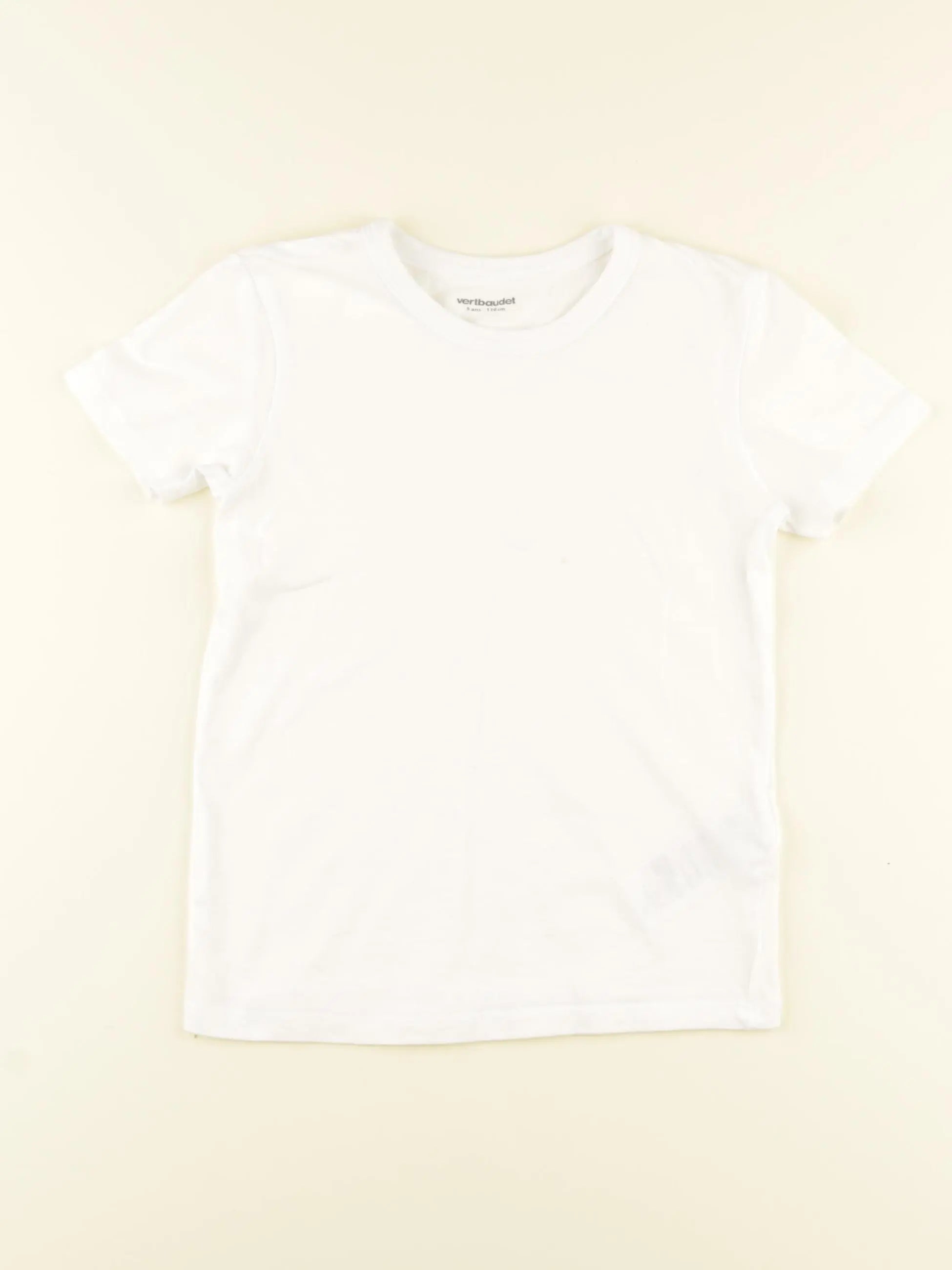 Vertbaudet - maillot de corps blanc - 5 ans