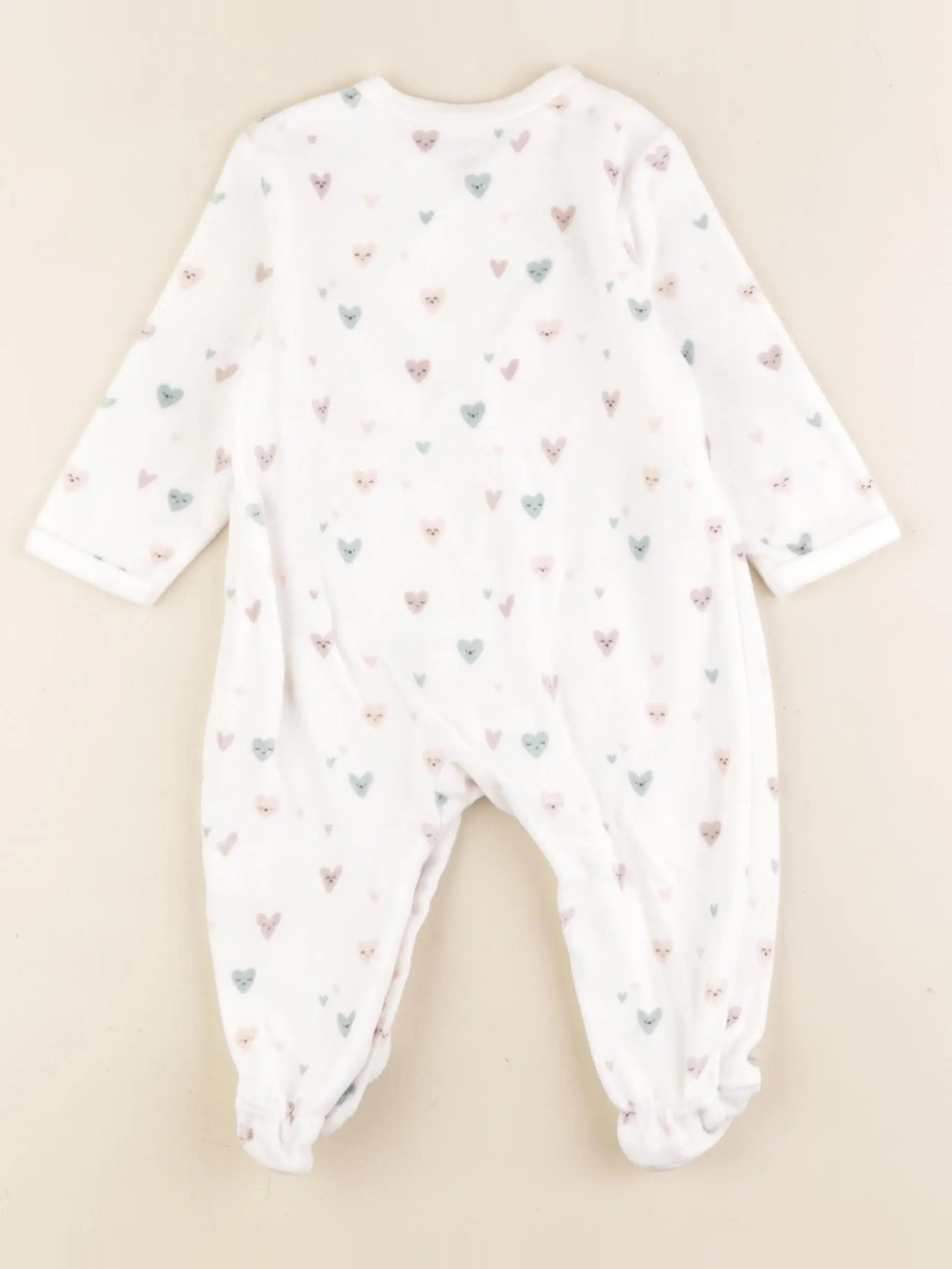 La Redoute - pyjama velours blanc - 9 mois