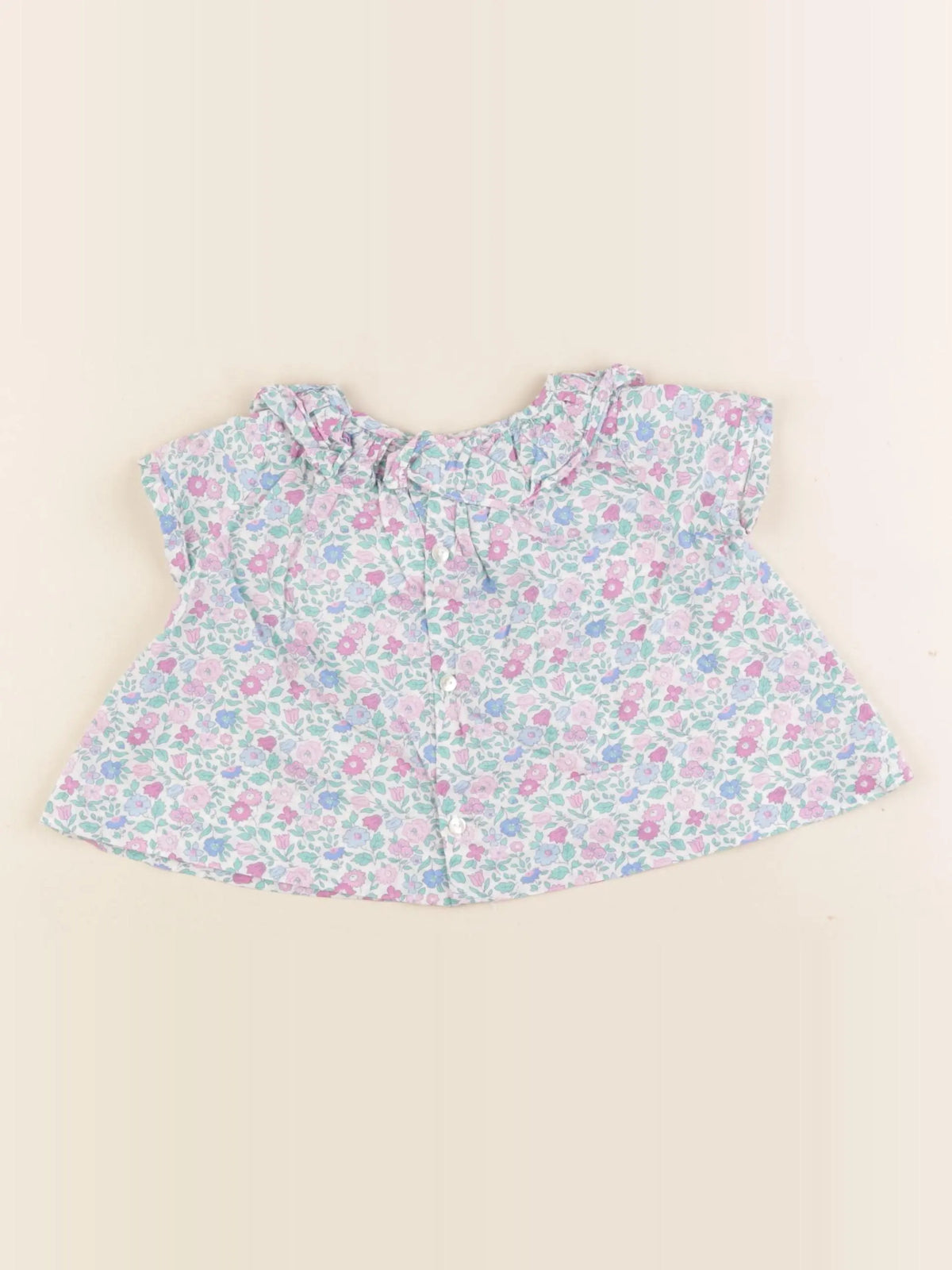 Jacadi - blouse liberty multicolore - 6 mois