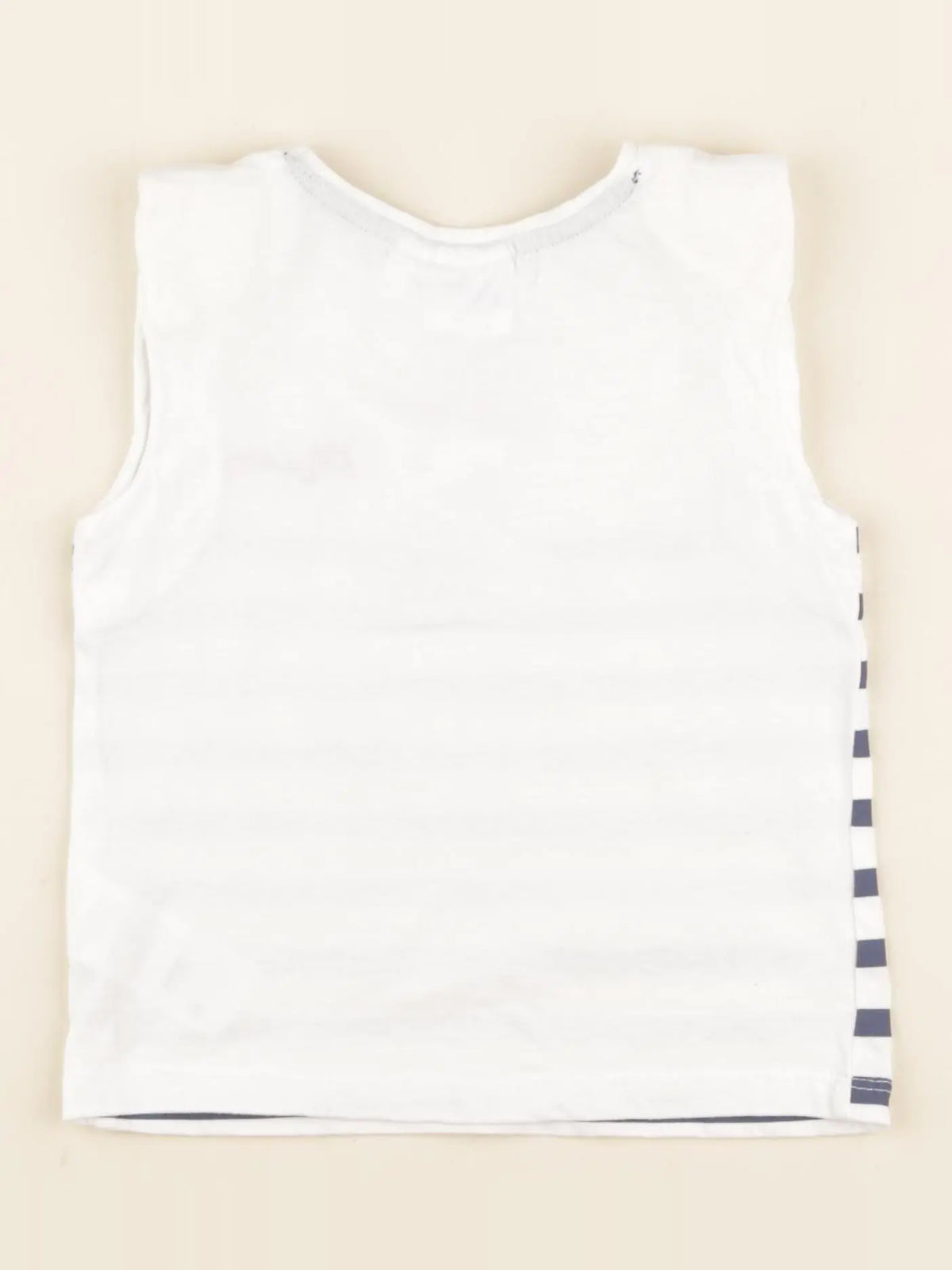 Vertbaudet - débardeur blanc - 3 ans