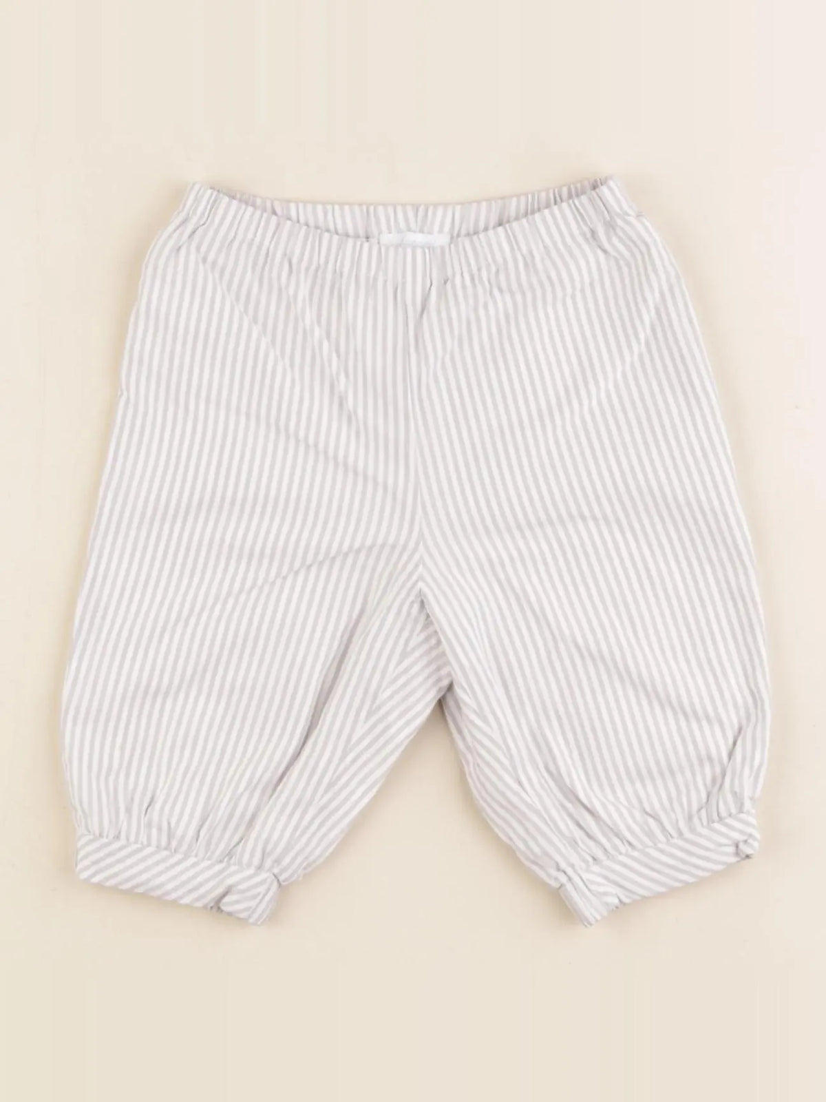 Jacadi - pantalon blanc, gris - 3 mois