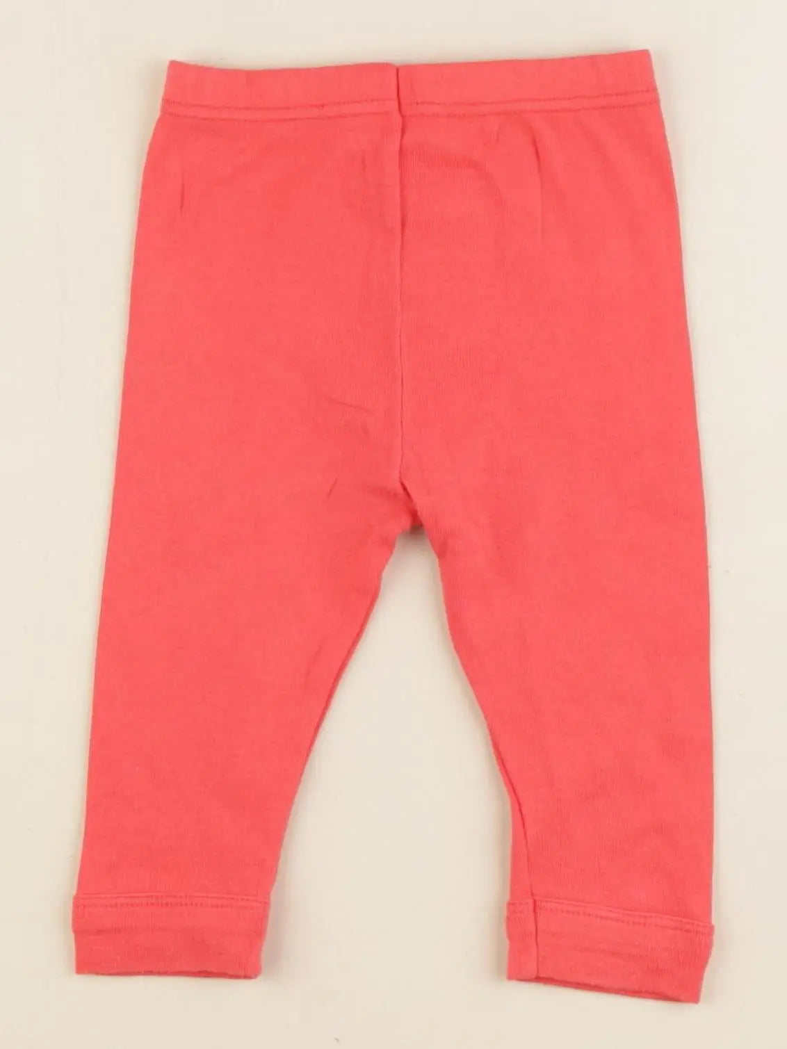 Petit Bateau - legging orange - 6 mois