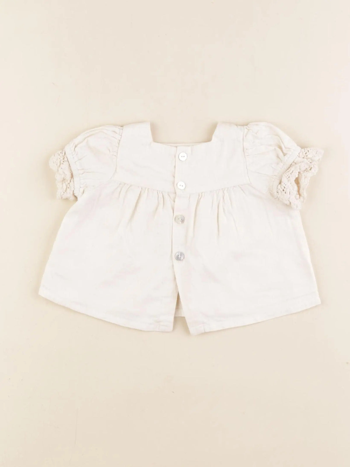 The new society - blouse beige - 3 mois