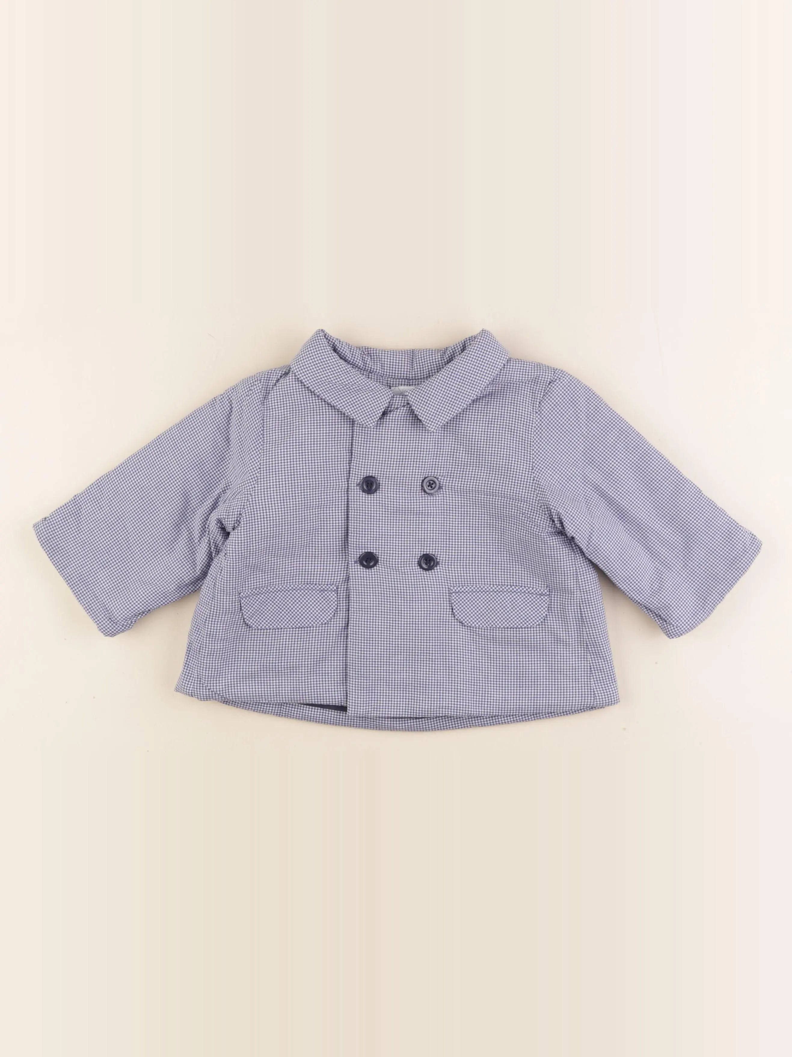 Jacadi - veste bleu, blanc - 6 mois