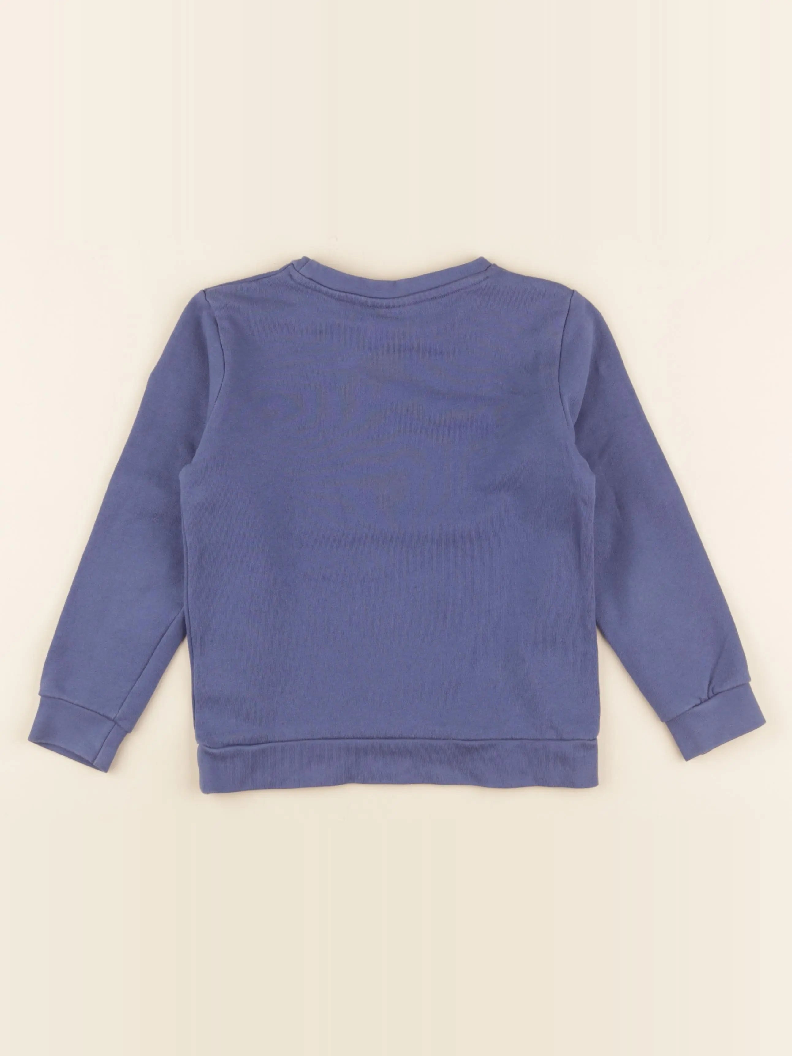 Vertbaudet - sweat bleu - 6 ans