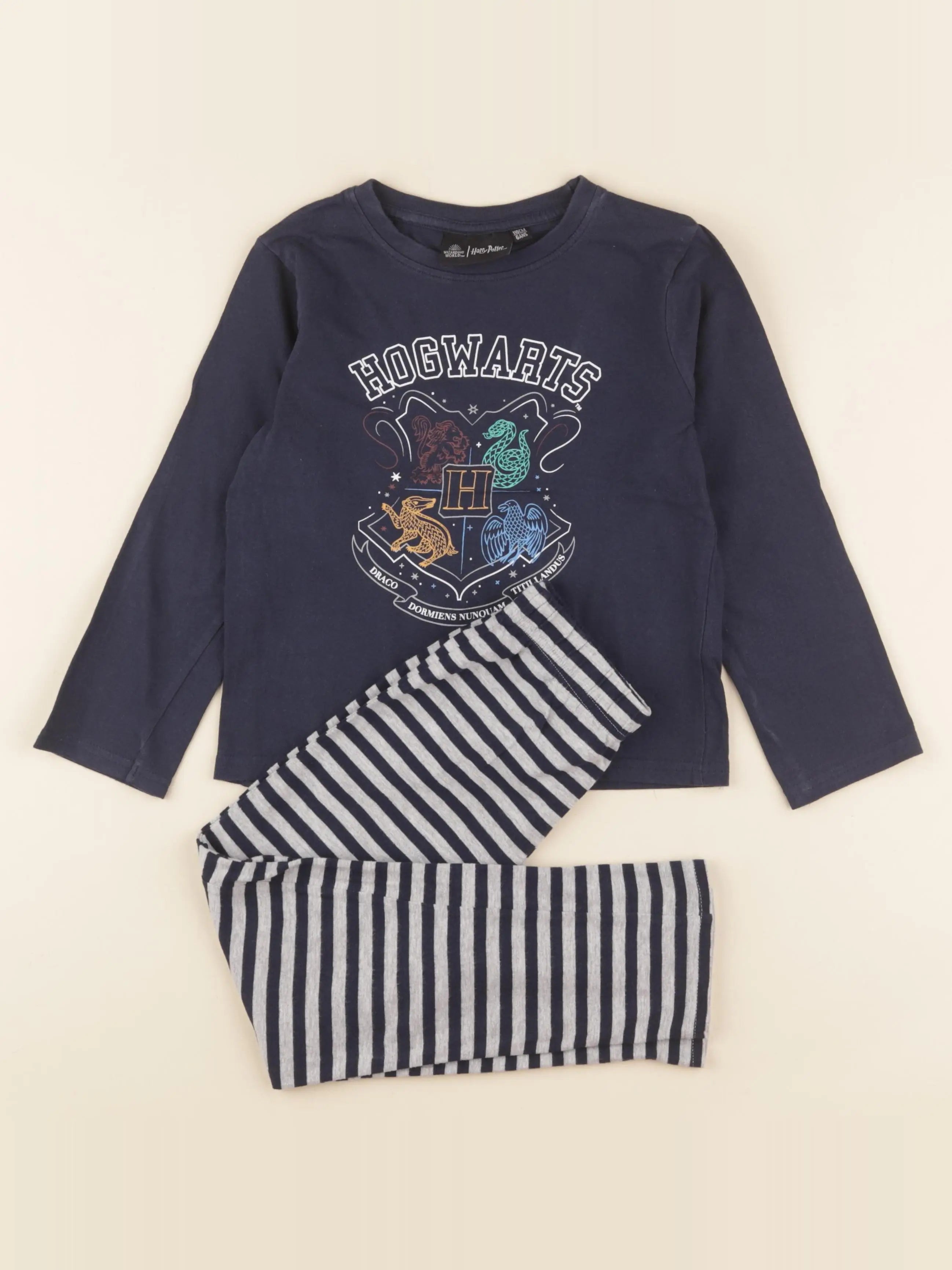 Vertbaudet - pyjama coton bleu - 6 ans