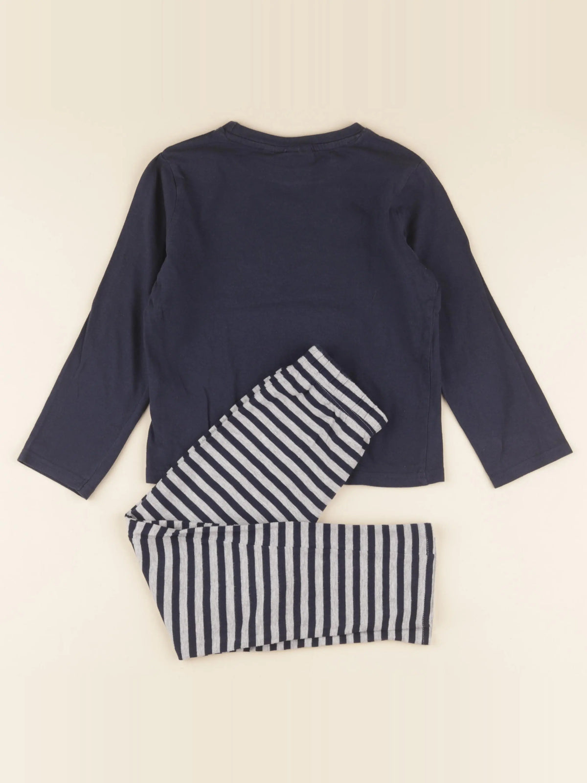 Vertbaudet - pyjama coton bleu - 6 ans