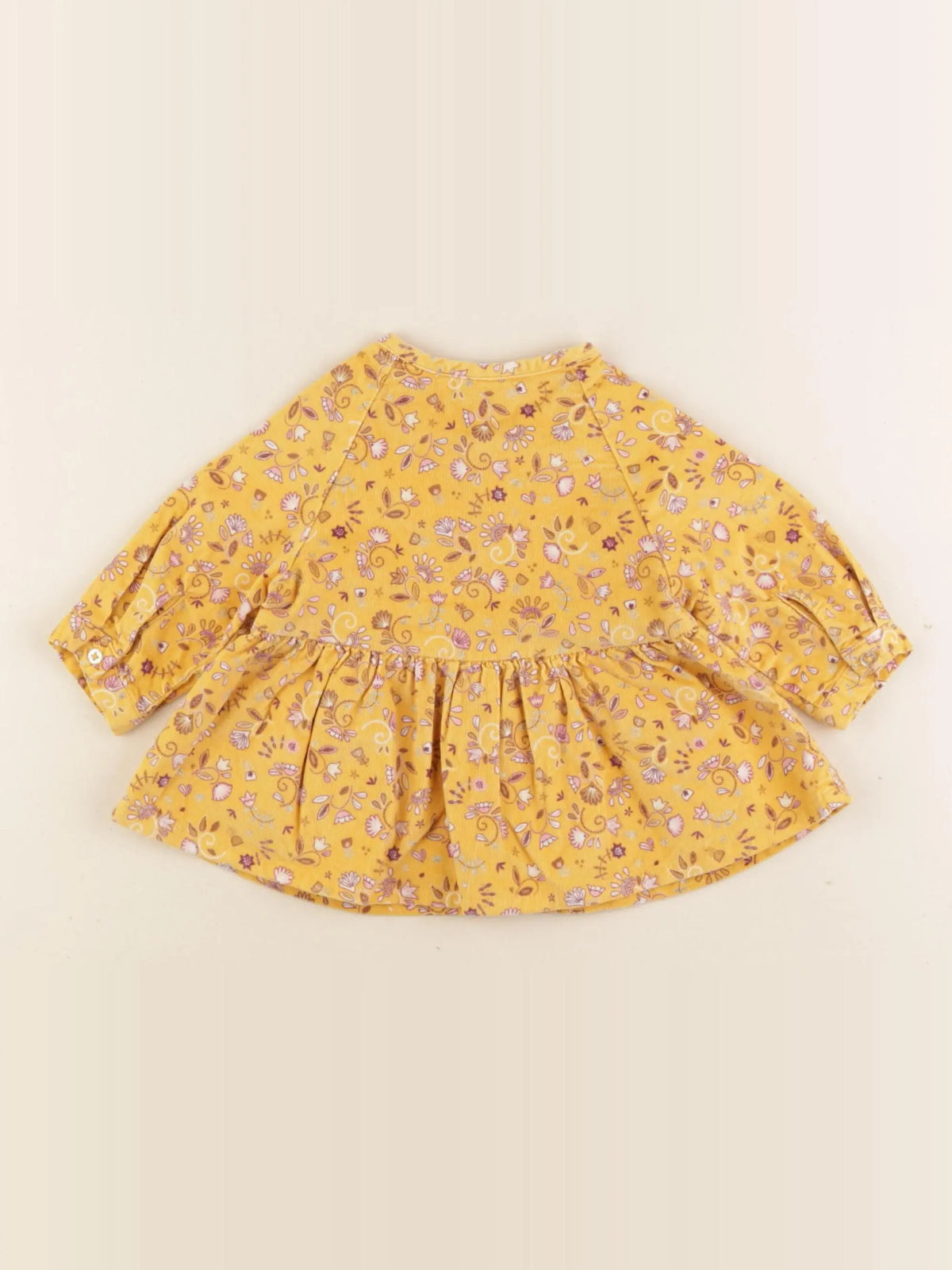 Tape à l'oeil - robe jaune - 3 mois