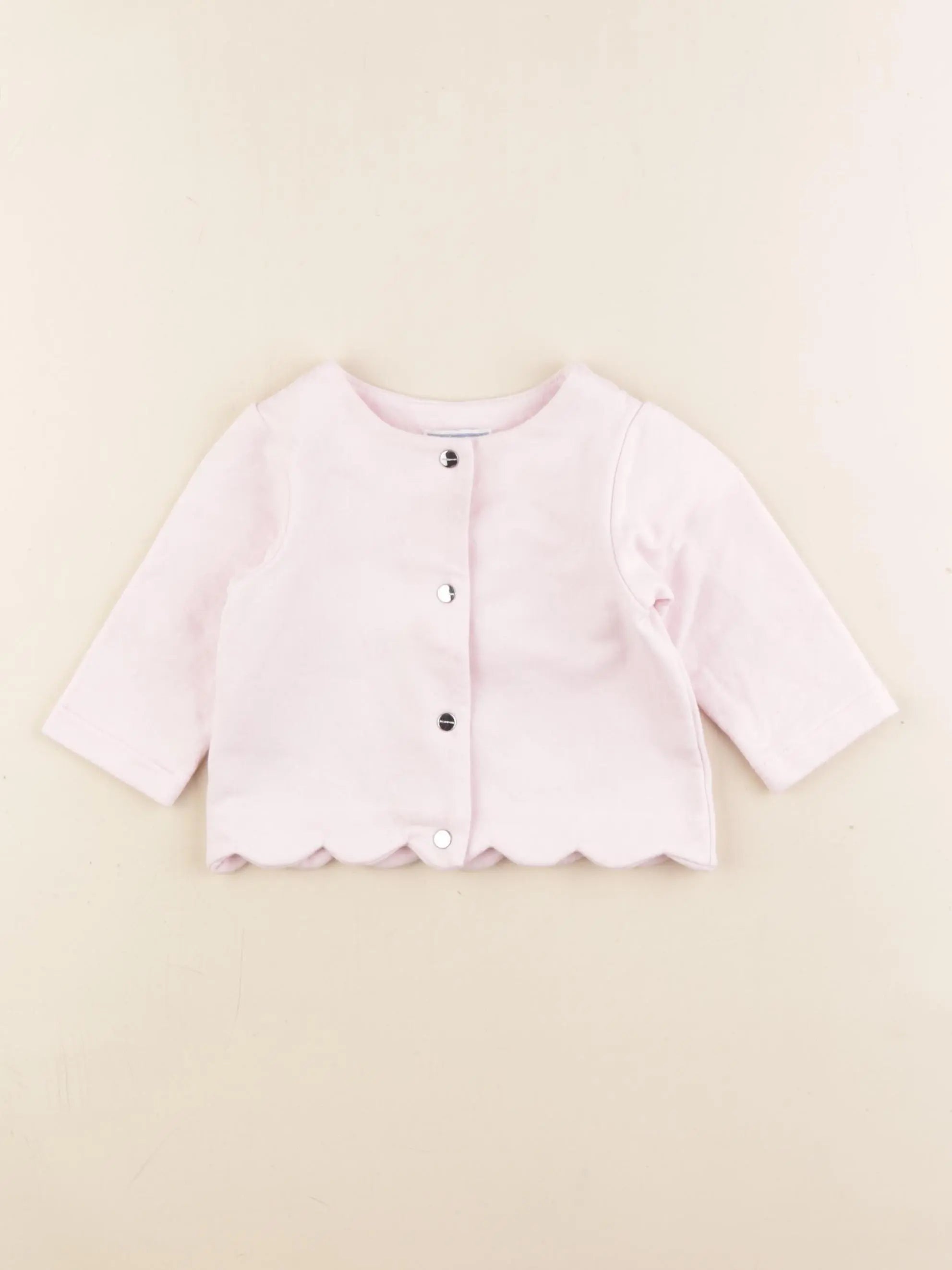 Jacadi - sweat rose - 6 mois