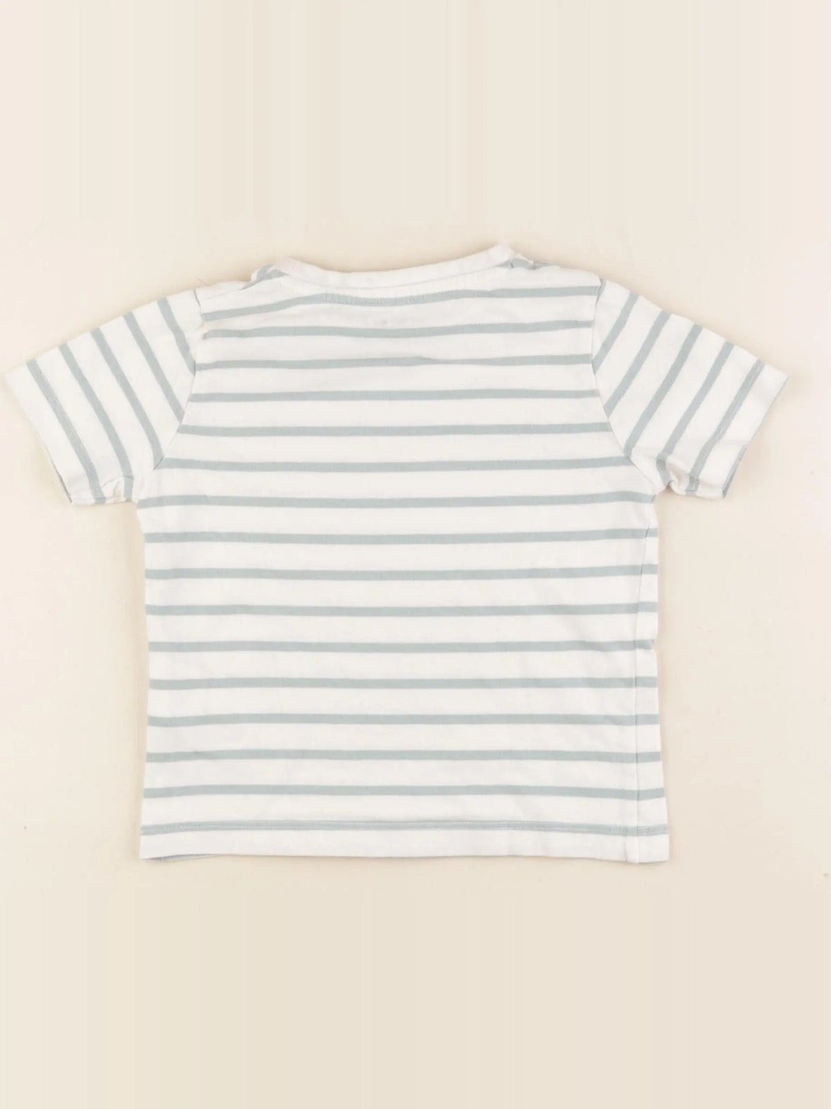 Vertbaudet - tee-shirt blanc, vert - 3 ans