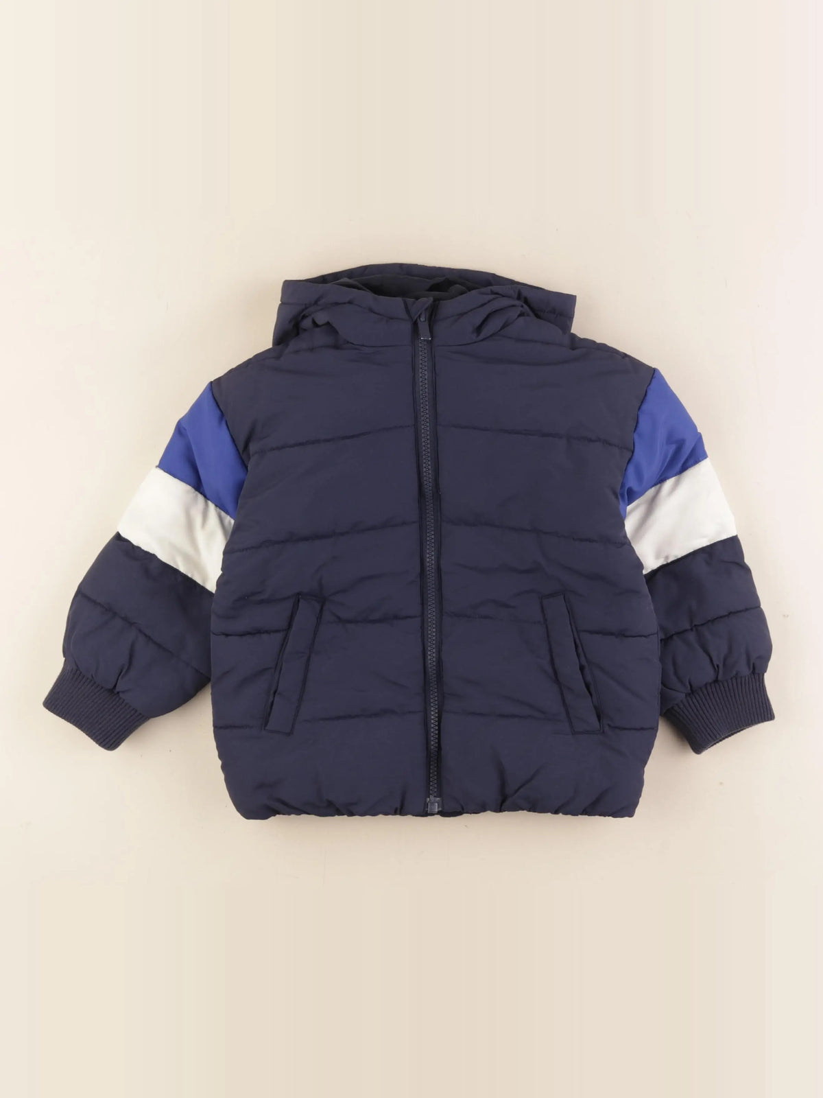 Vertbaudet - doudoune bleu - 4 ans