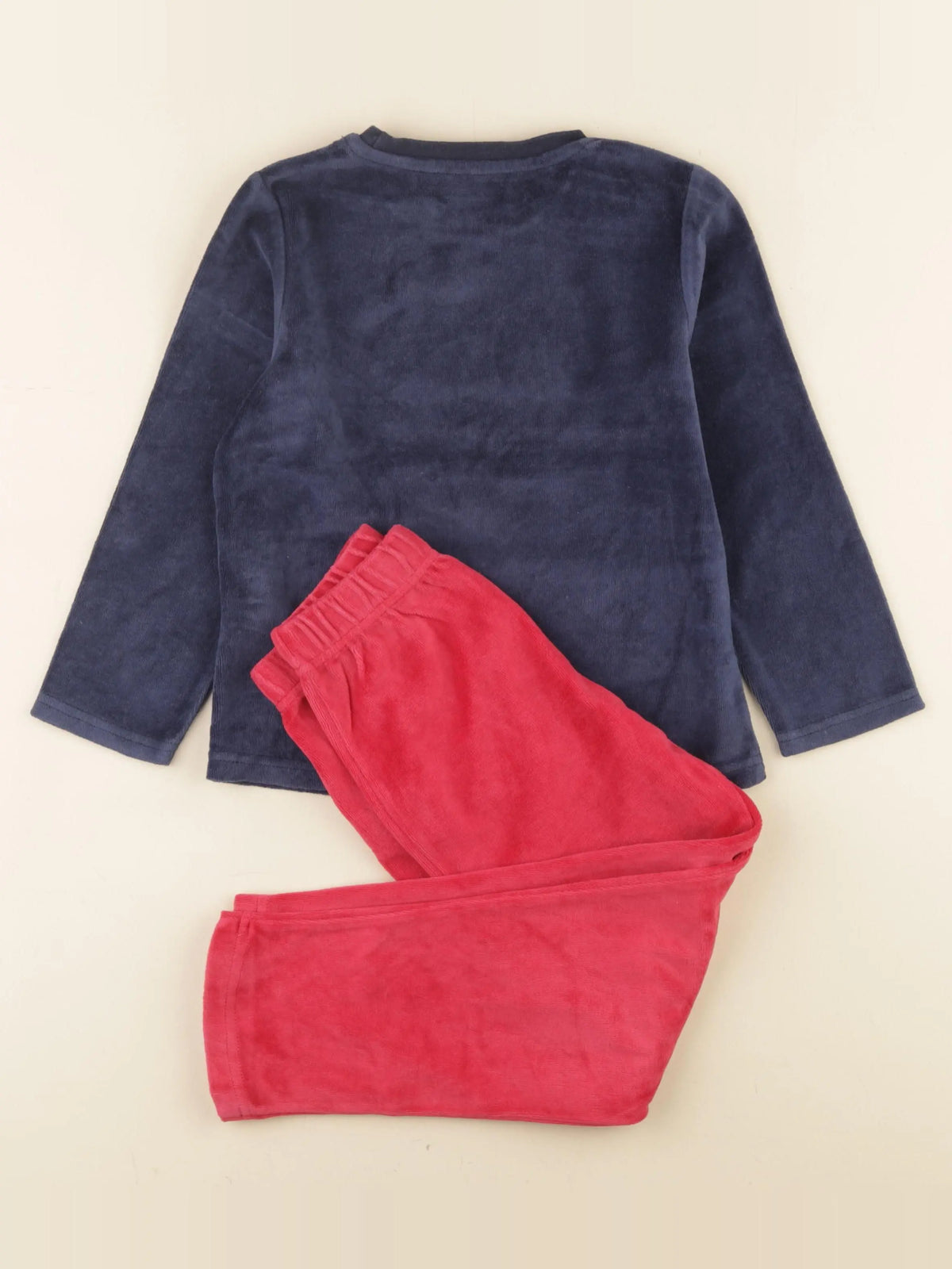 Vertbaudet - pyjama bleu, rouge - 6 ans