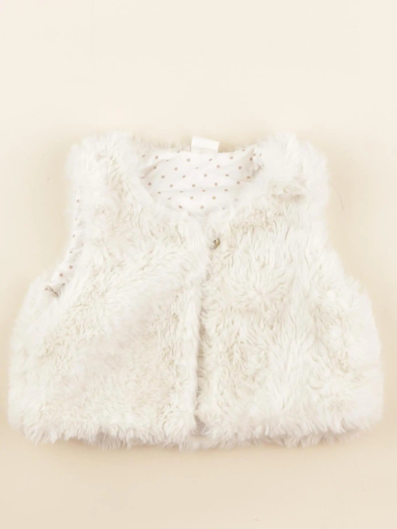 H&M - gilet blanc - 12/18 mois
