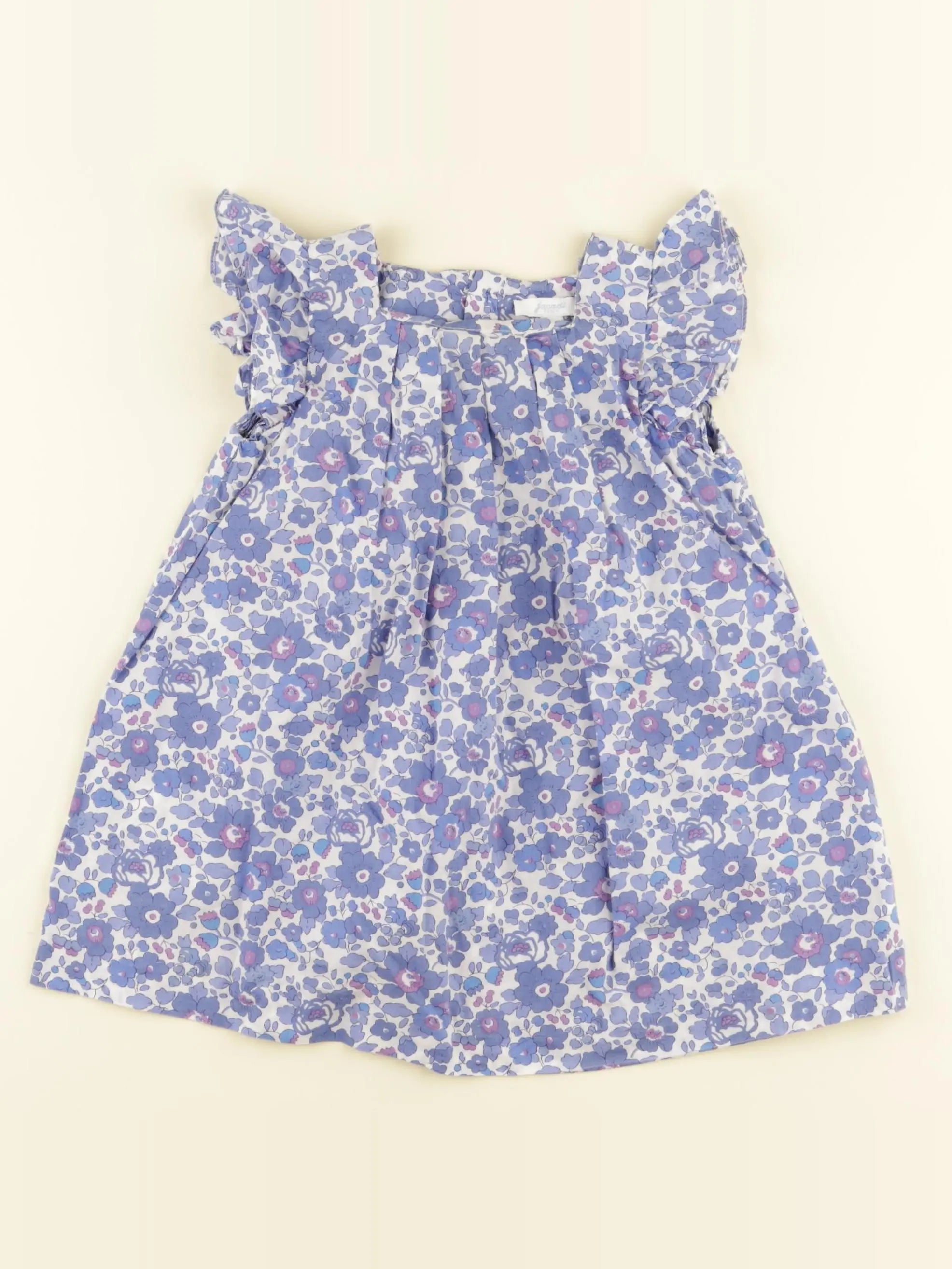 Jacadi - robe liberty multicolore - 18 mois