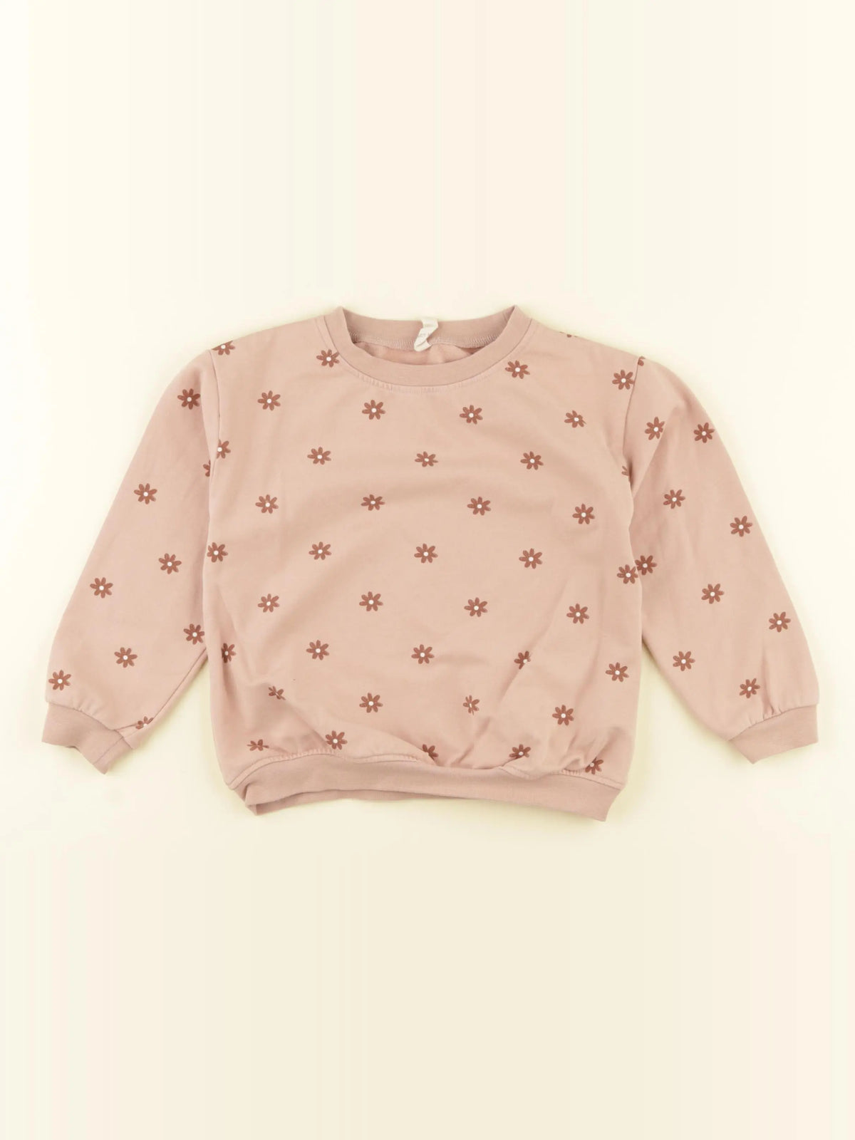 Quincy Mae - sweat rose - 2/3 ans