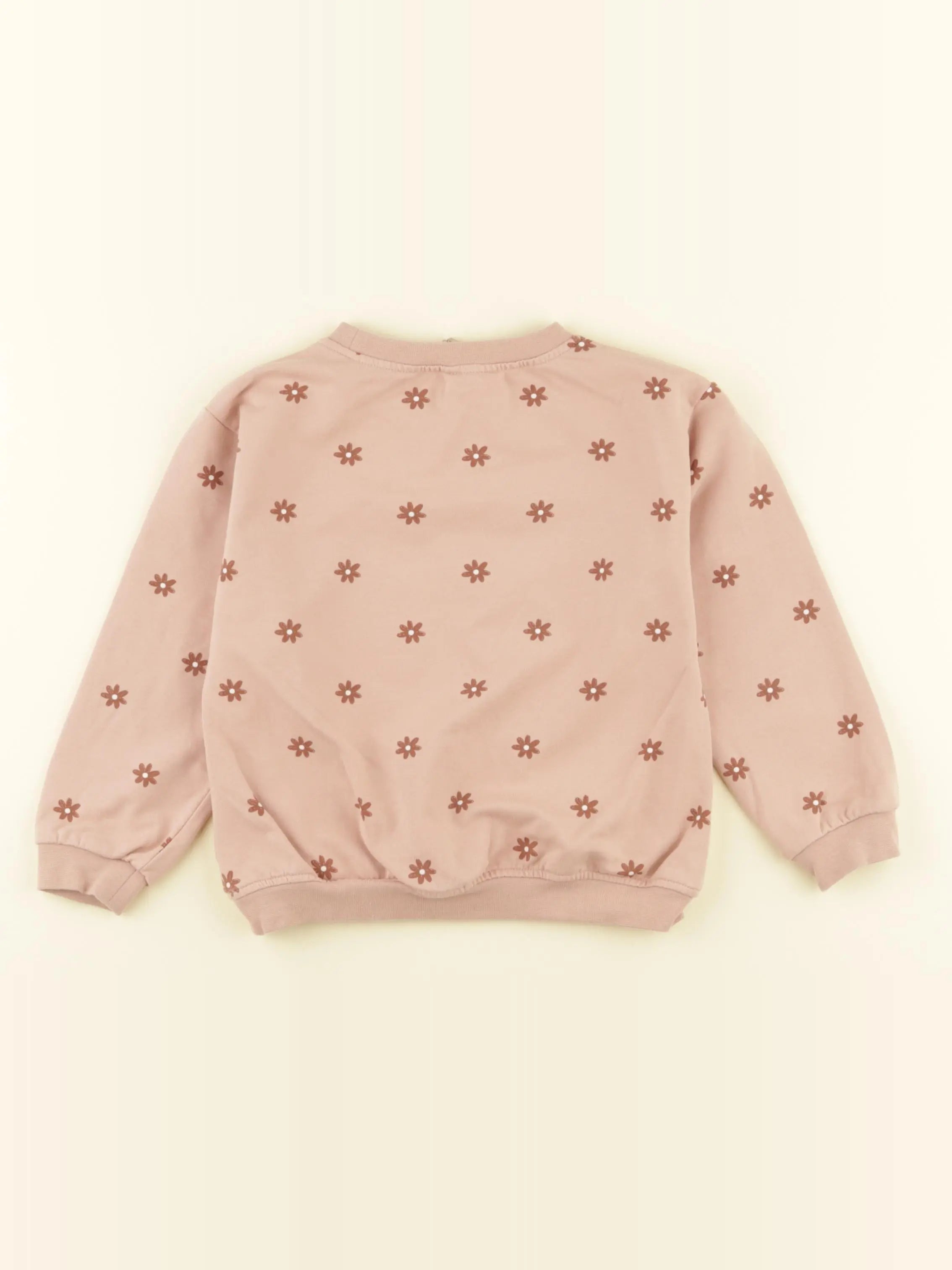 Quincy Mae - sweat rose - 2/3 ans