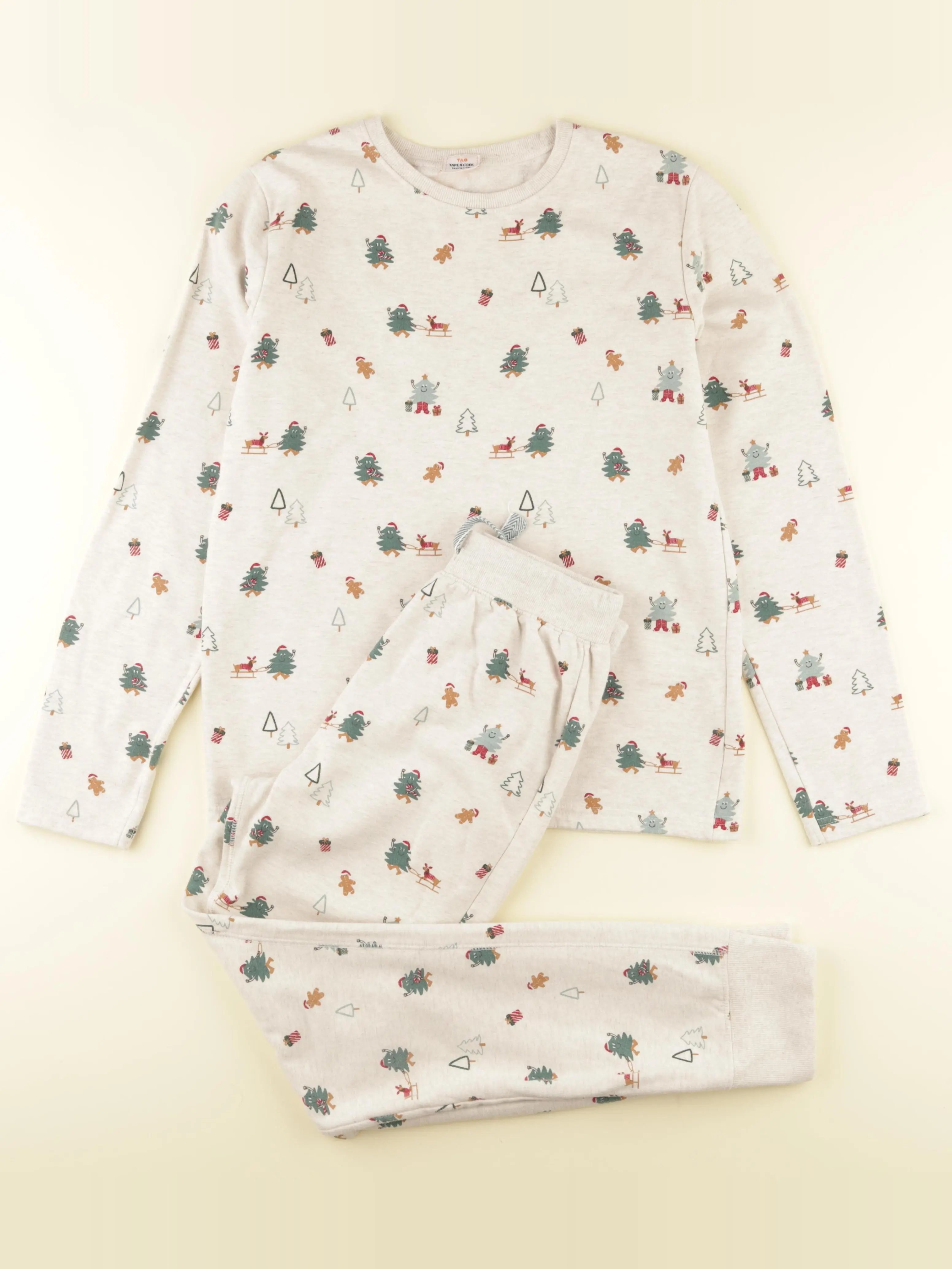 Tape à l'oeil - pyjama coton beige - 14 ans