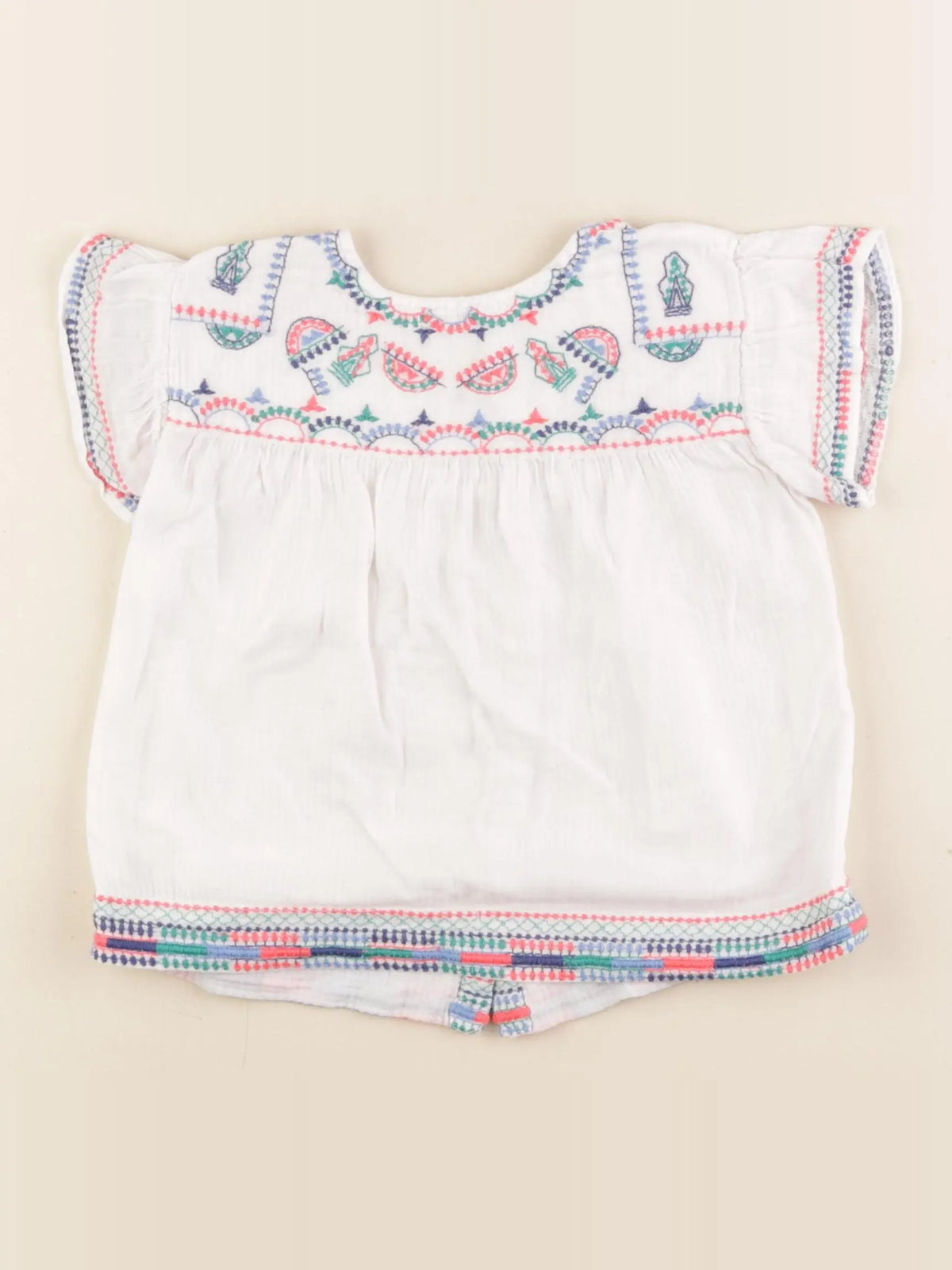 Zara - blouse blanc - 3/4 ans