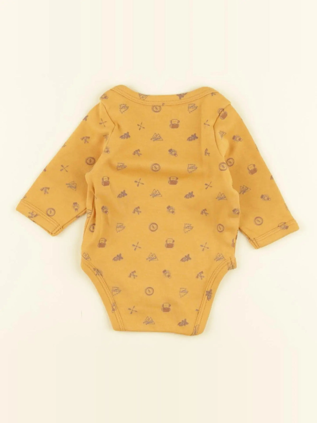 Vertbaudet - body jaune - 1 mois