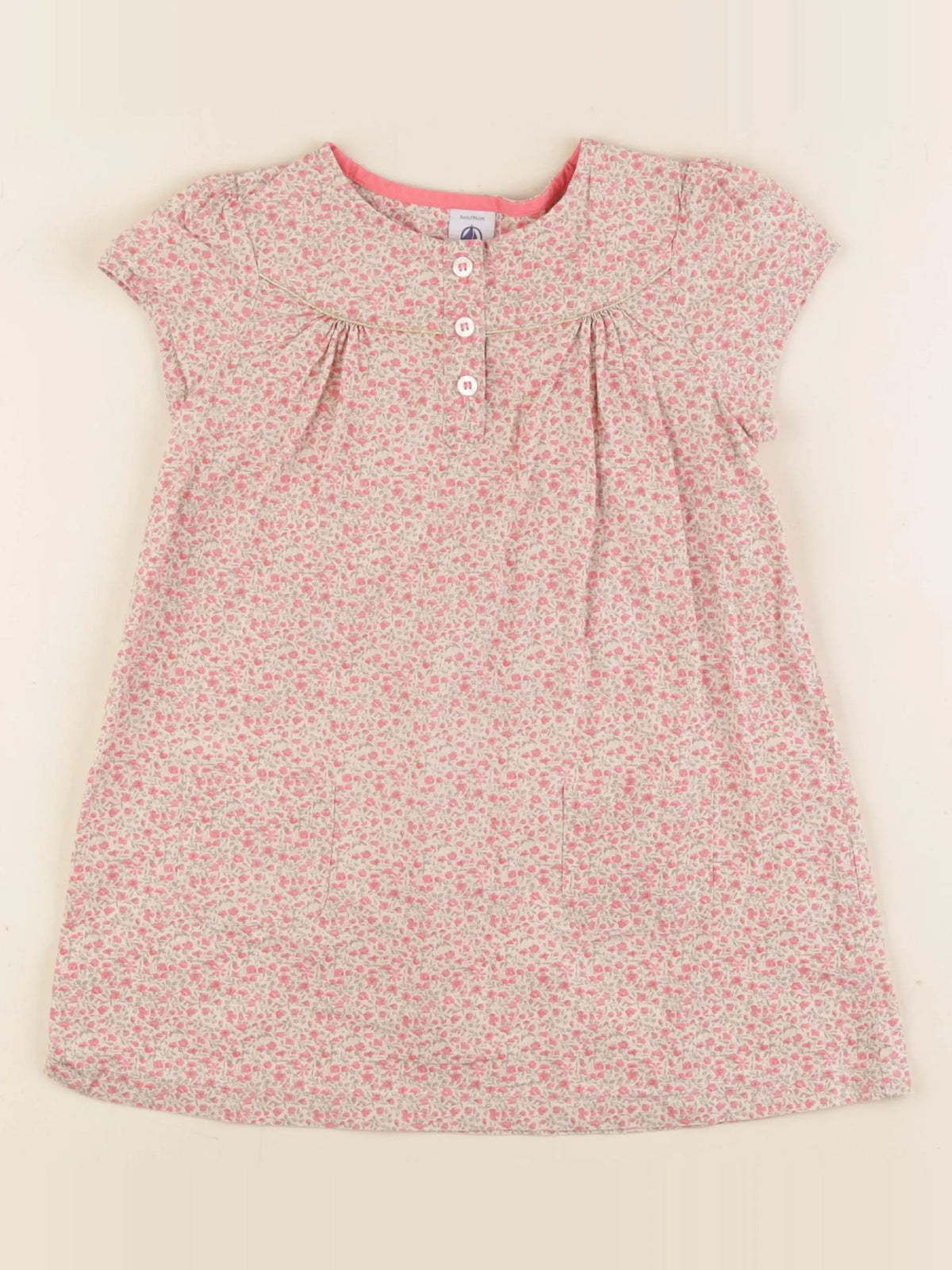 Petit Bateau - robe multicolore - 3 ans